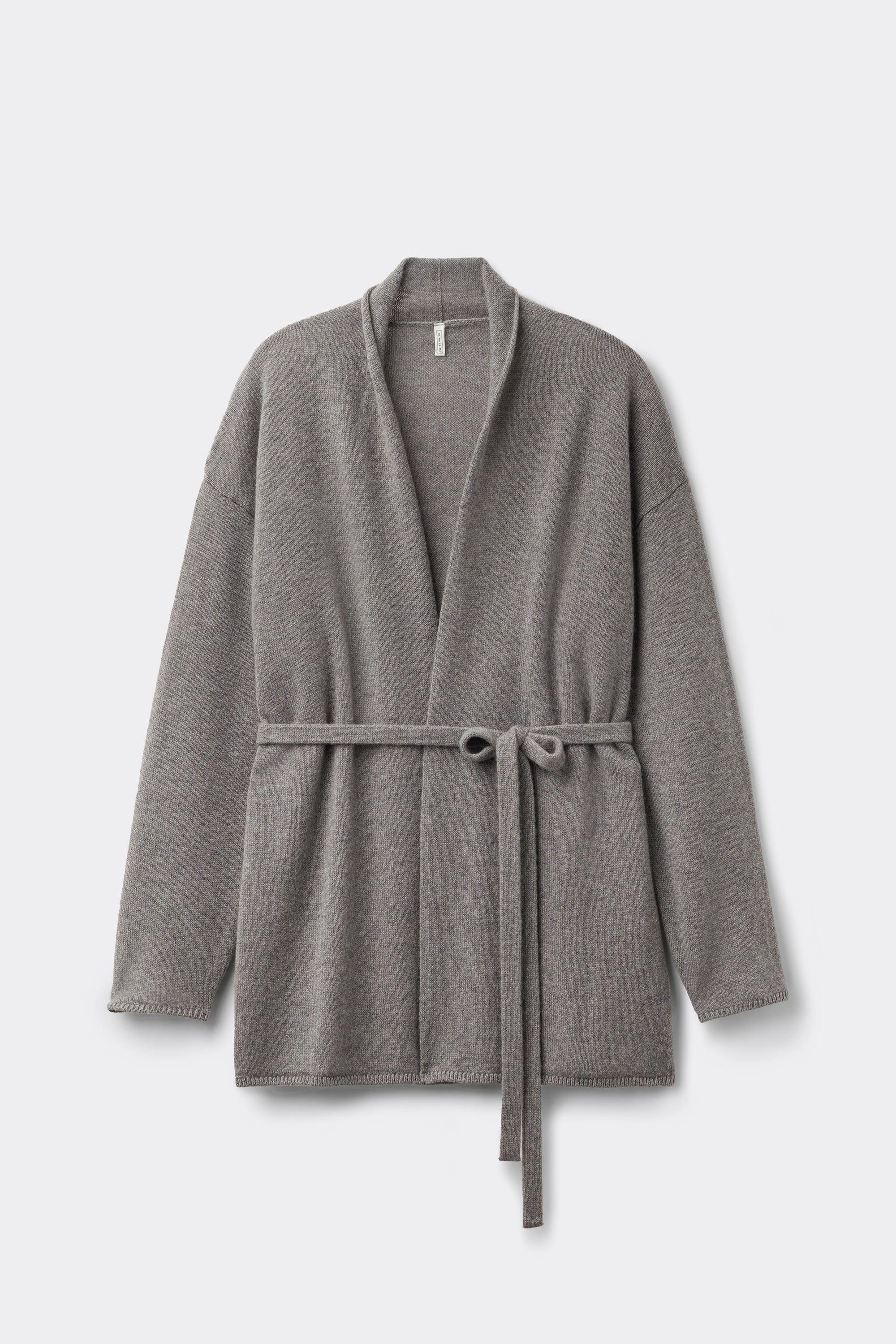 Belted Cardigan in 100% Cashmere