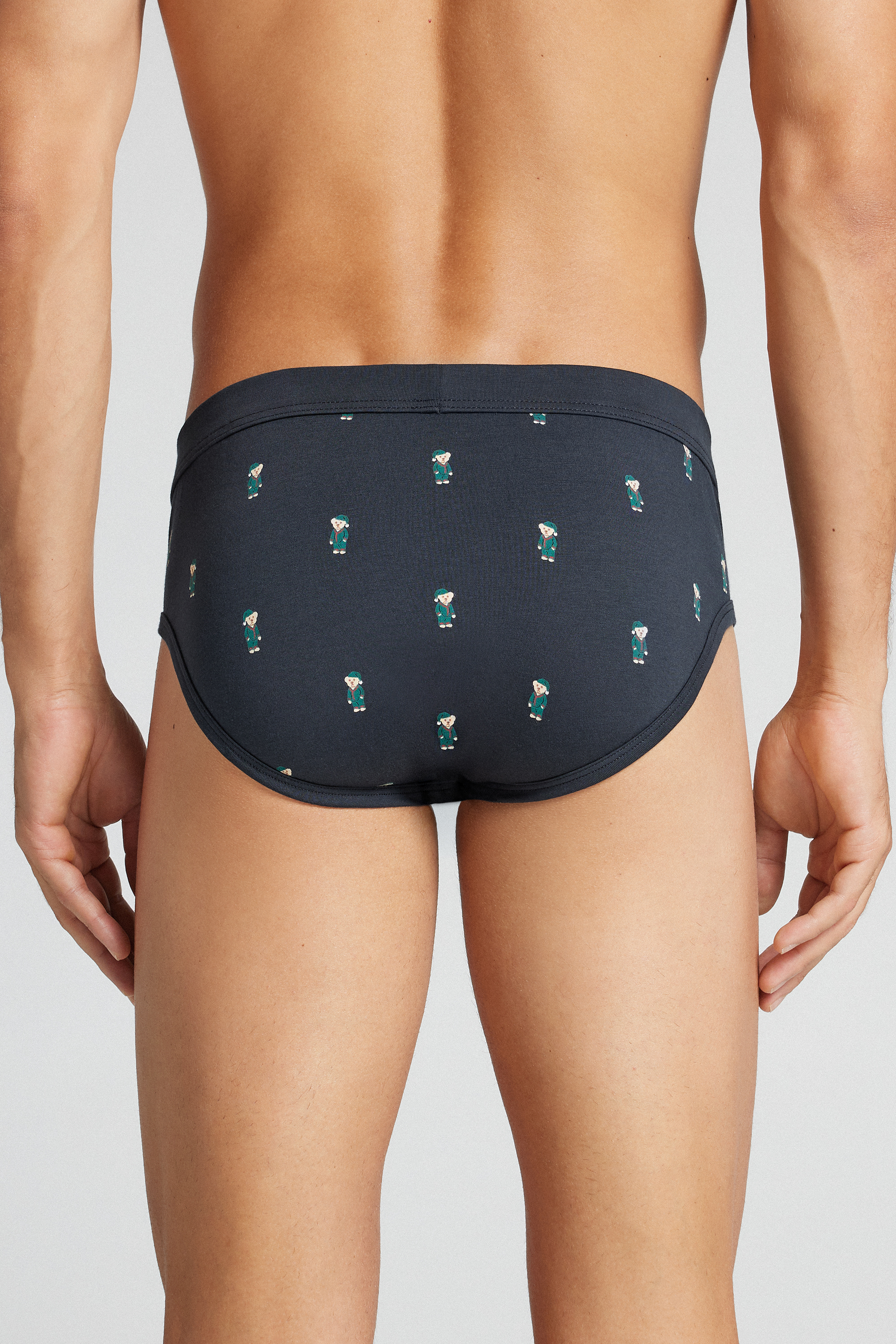 Alternative view of Men’s Sleepy Bear Print Superior Cotton Briefs