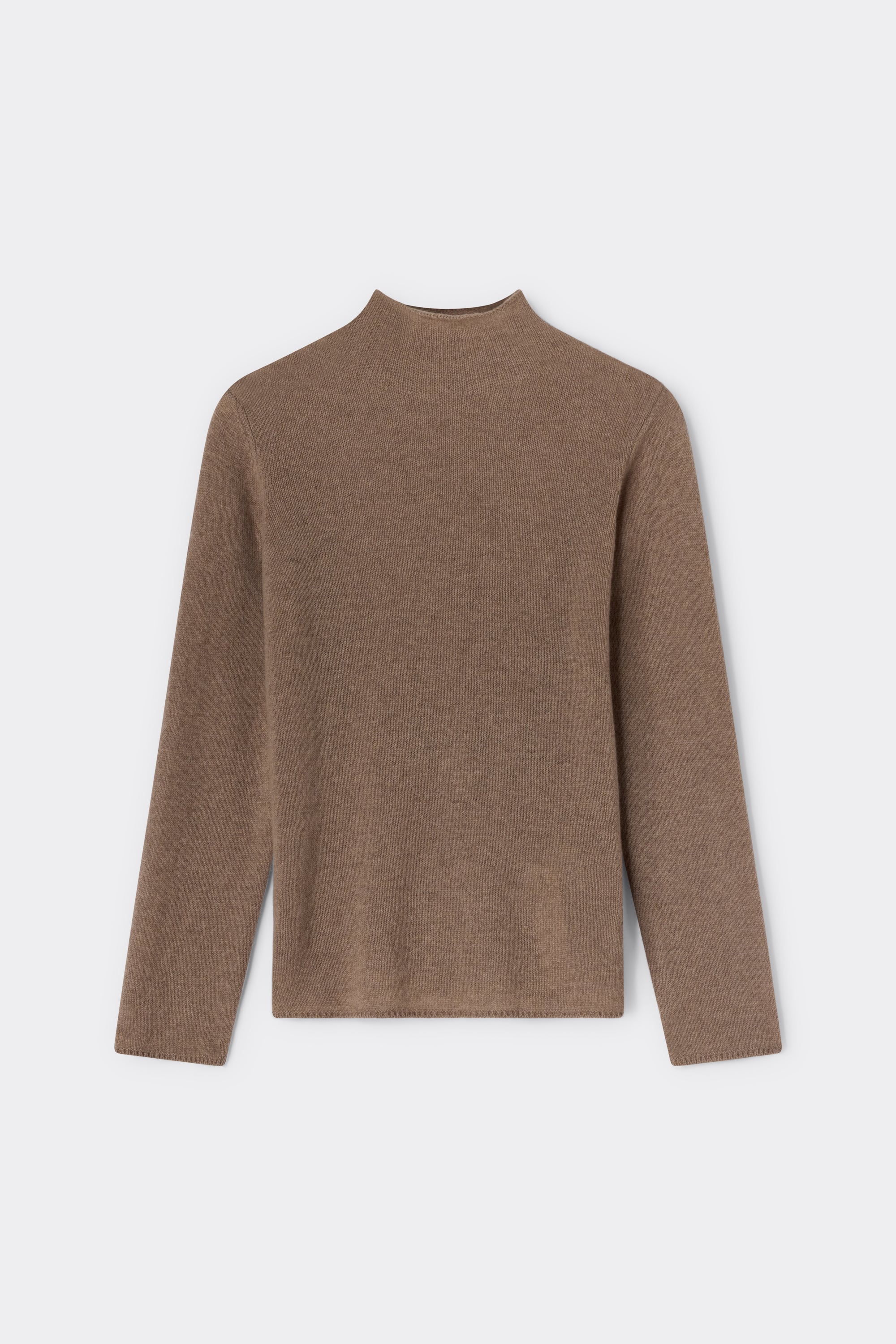Alternative view of 100% Cashmere Long Sleeve Funnel Neck Sweater