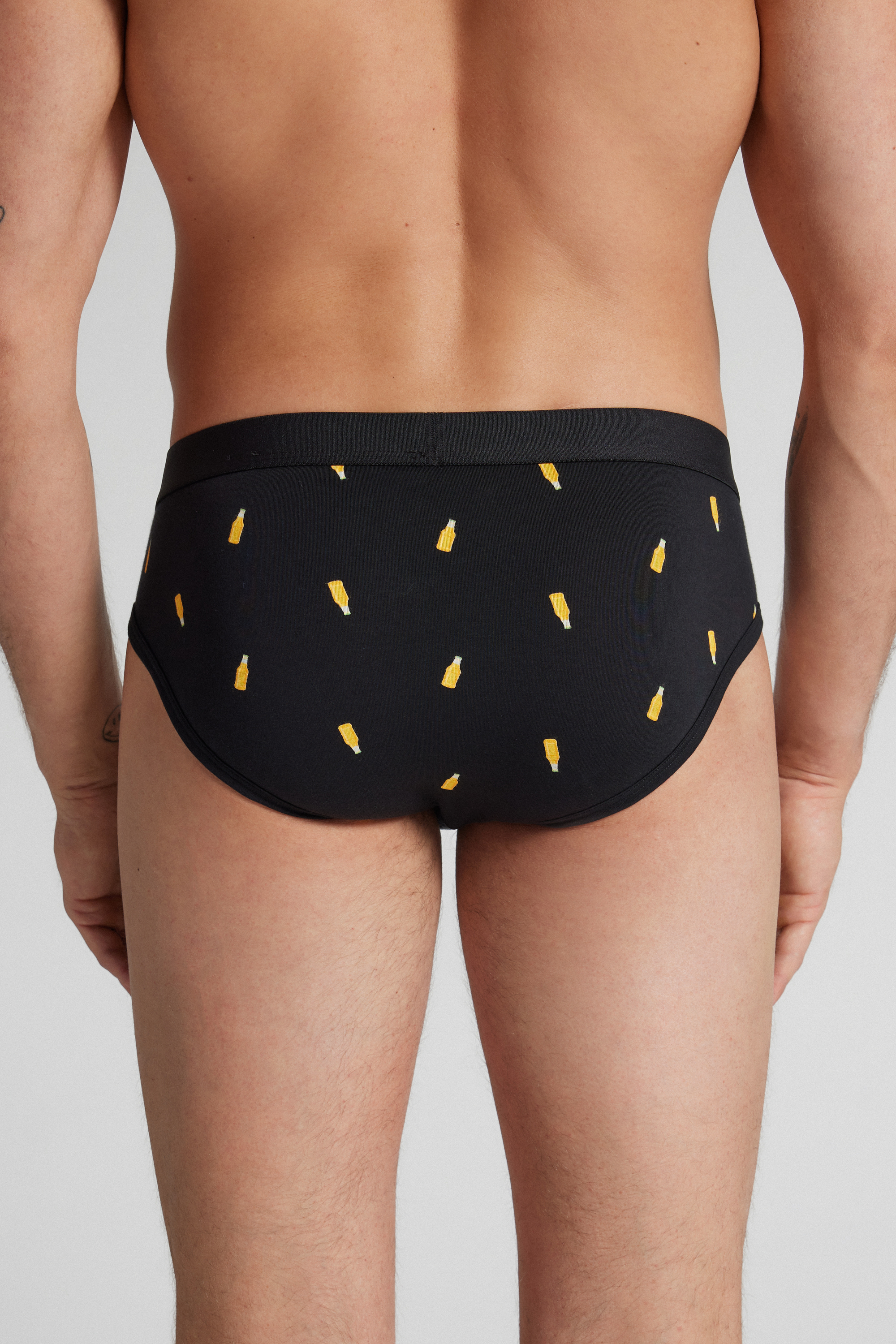 Alternative view of Beer Bottle Print Superior Cotton Briefs