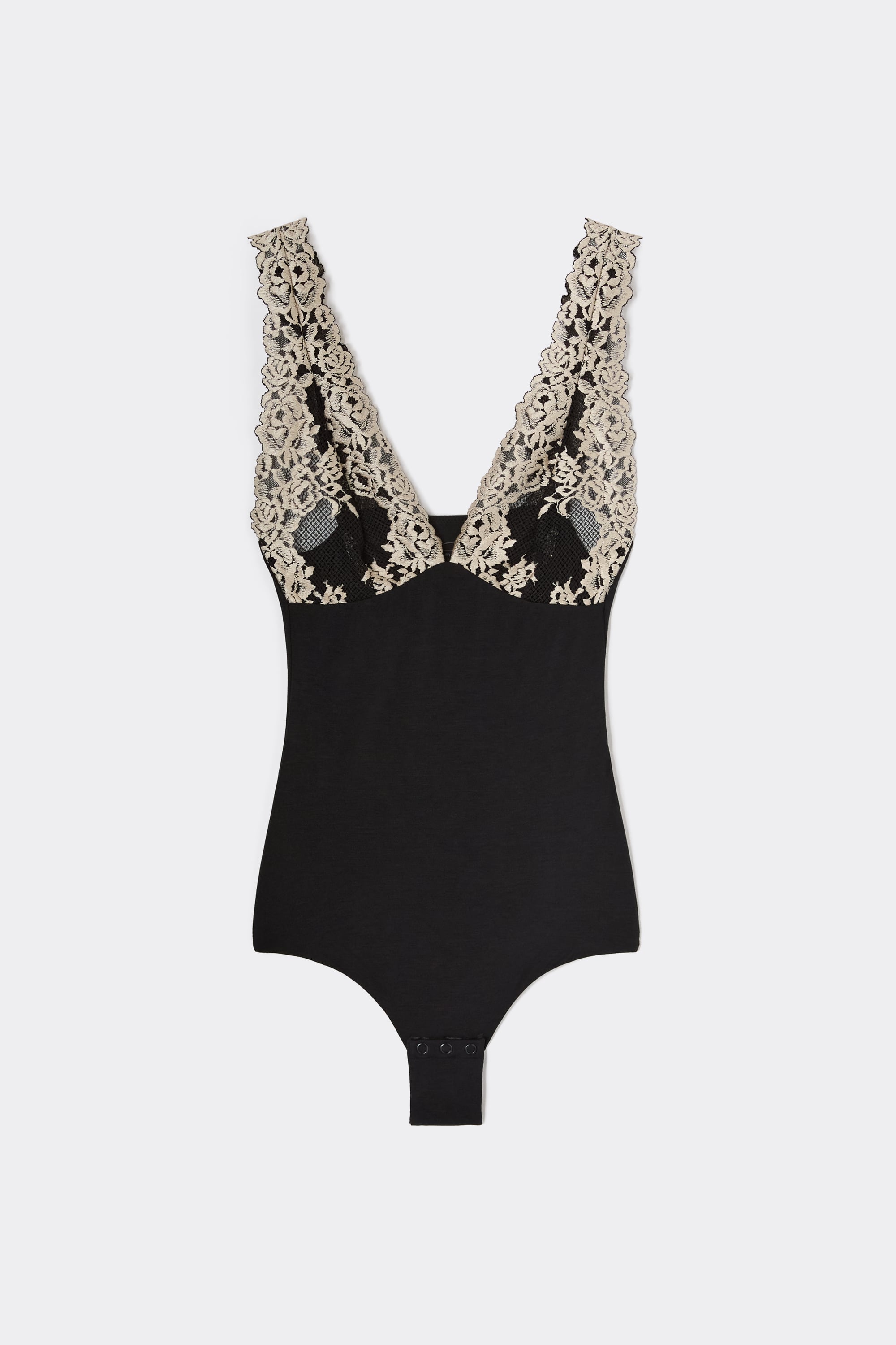 Alternative view of Pretty Flowers Lace and Fresh Bamboo Bodysuit