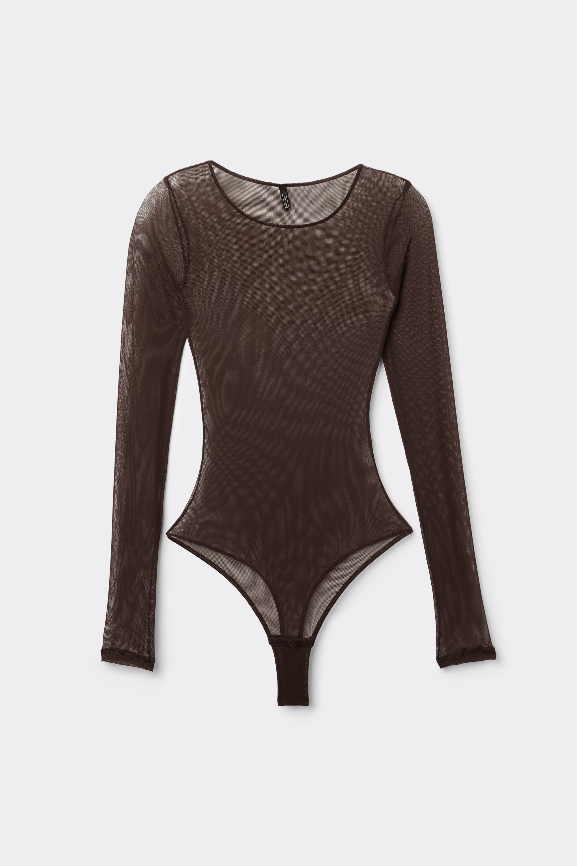 Alternative view of Tulle Crew Neck Bodysuit