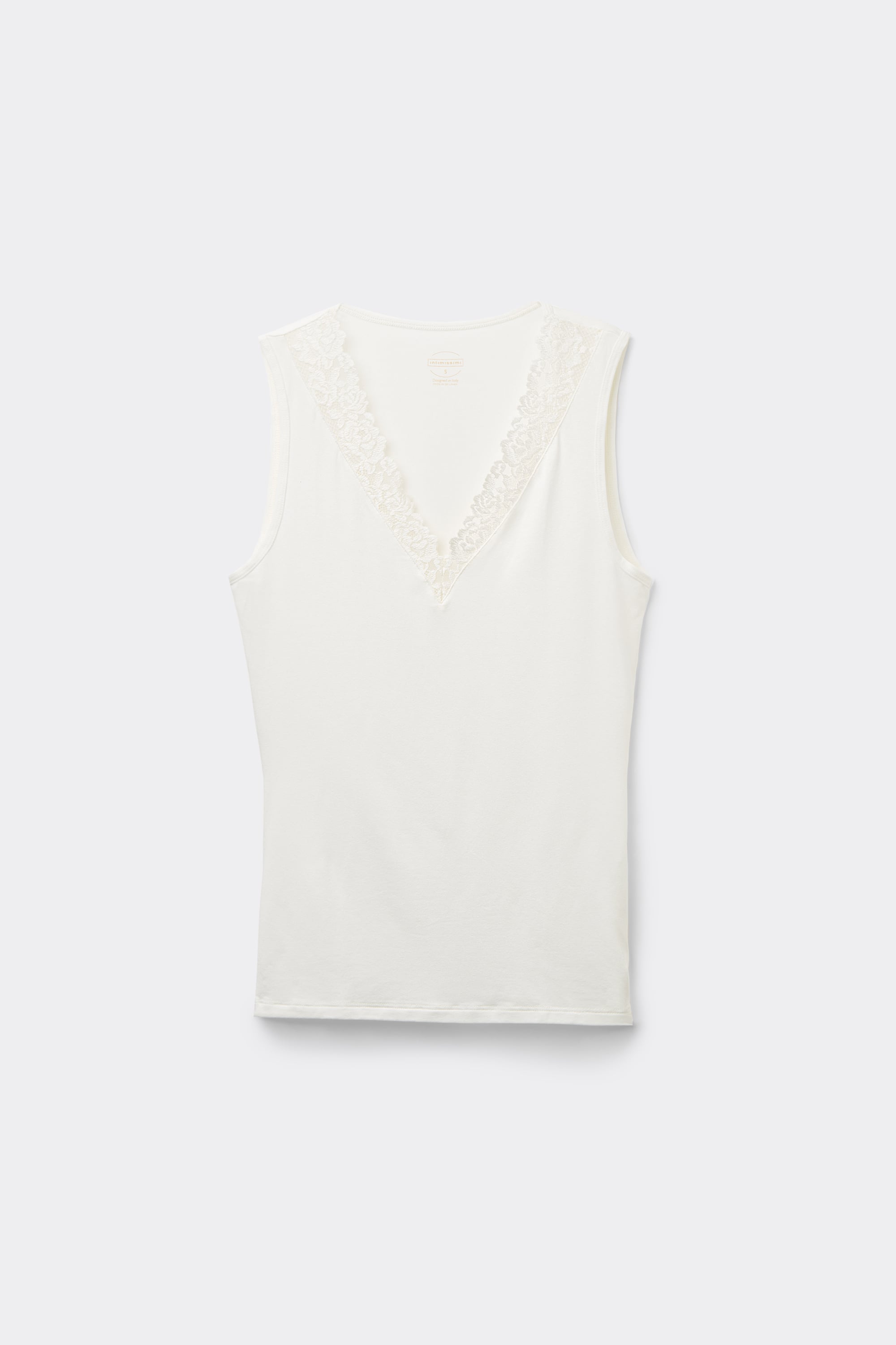 Alternative view of Pretty Flower Modal and Lace Tank Top
