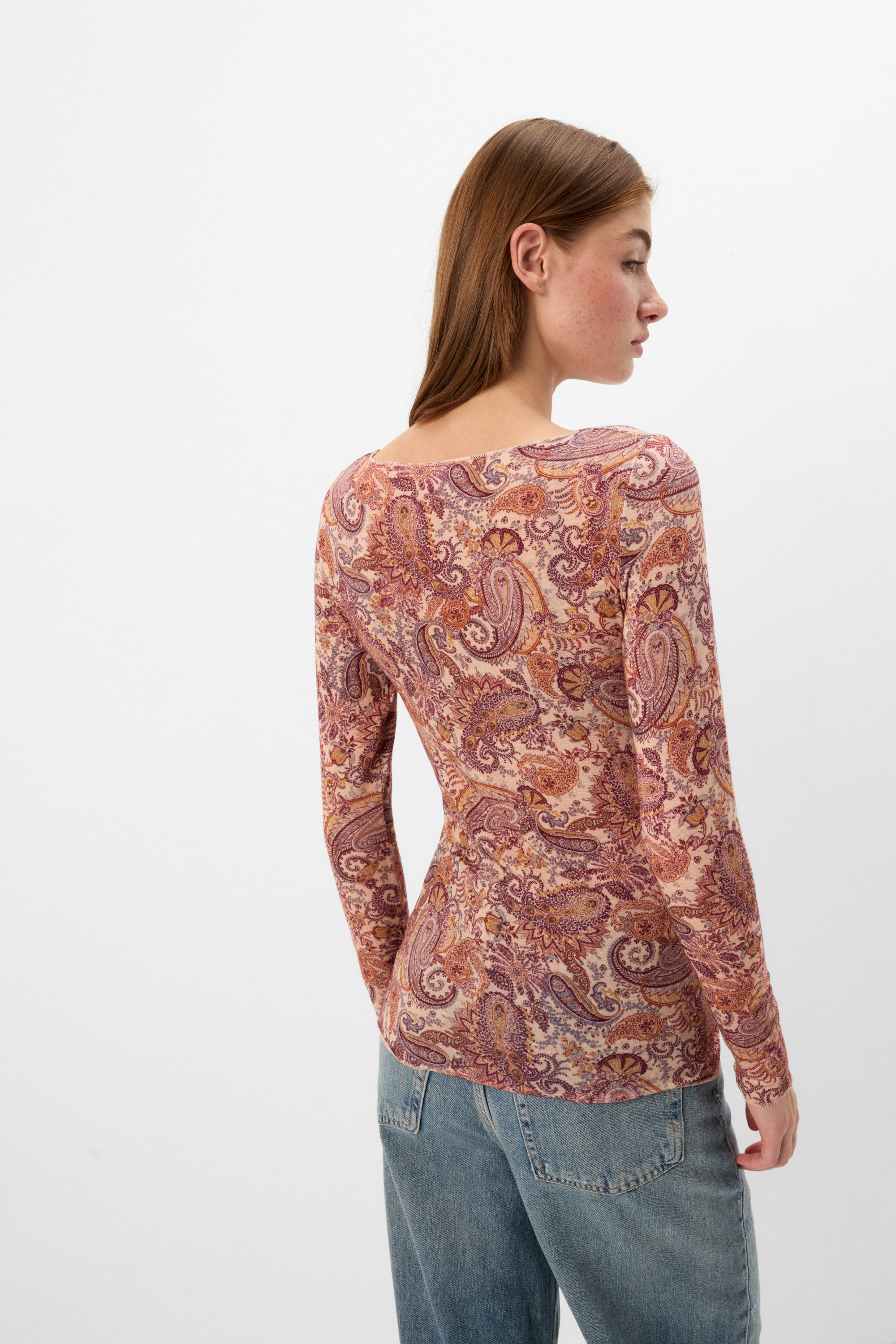 Alternative view of Elevate Your Day Long Sleeve Top in Ultralight with Cashmere