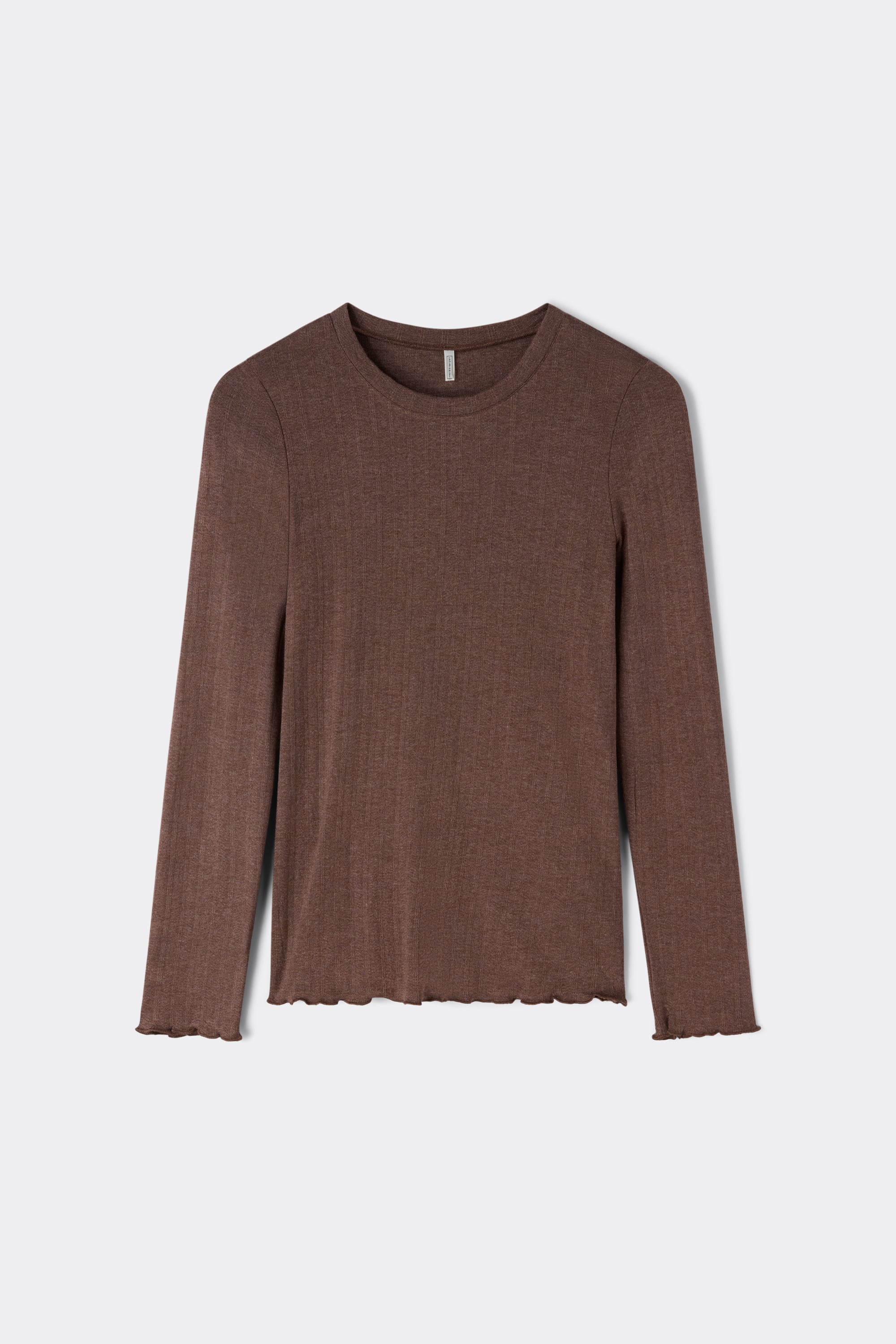 Luxury Softness Long Sleeve Modal Top with Cashmere
