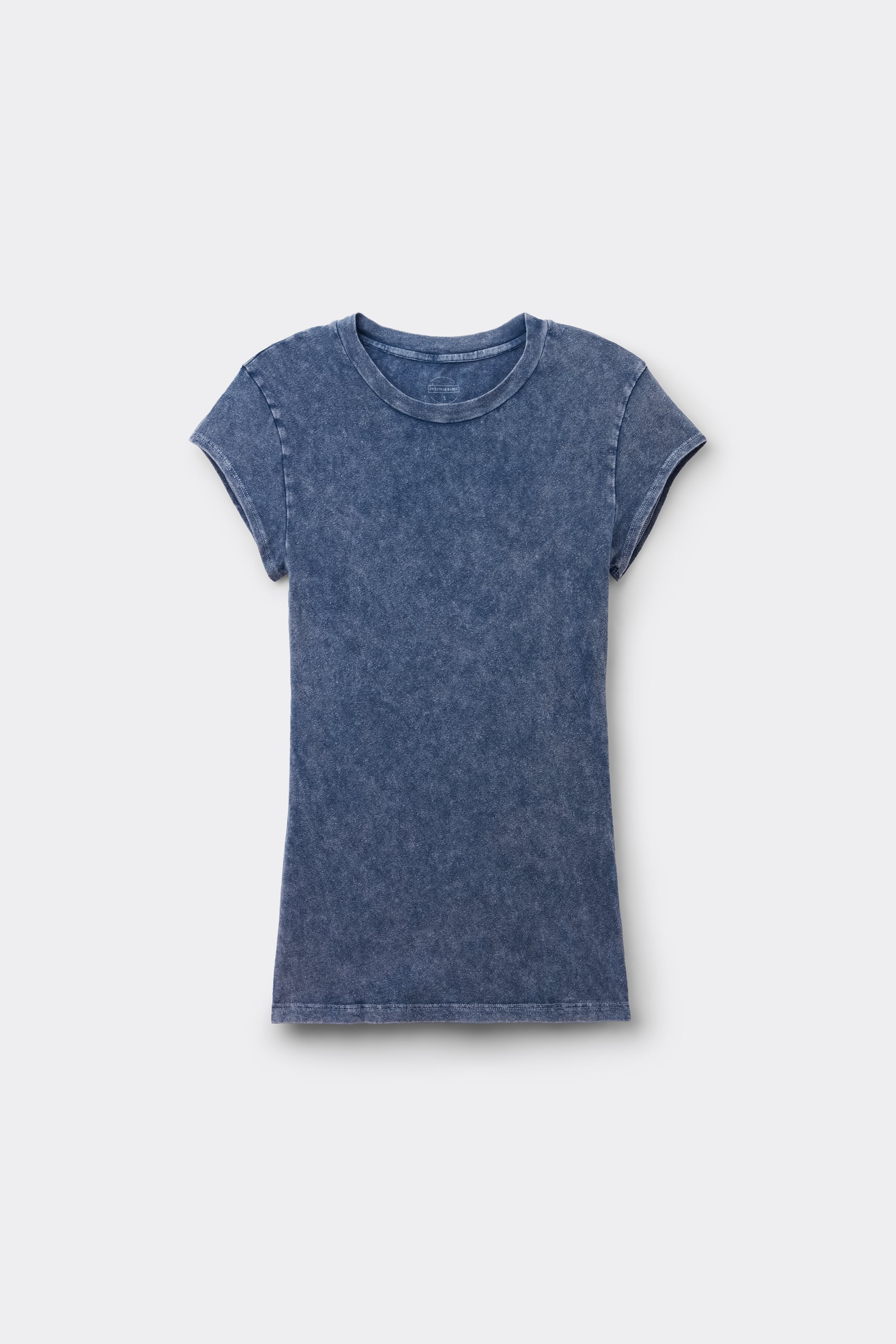 Denim Romance Short Sleeve Top