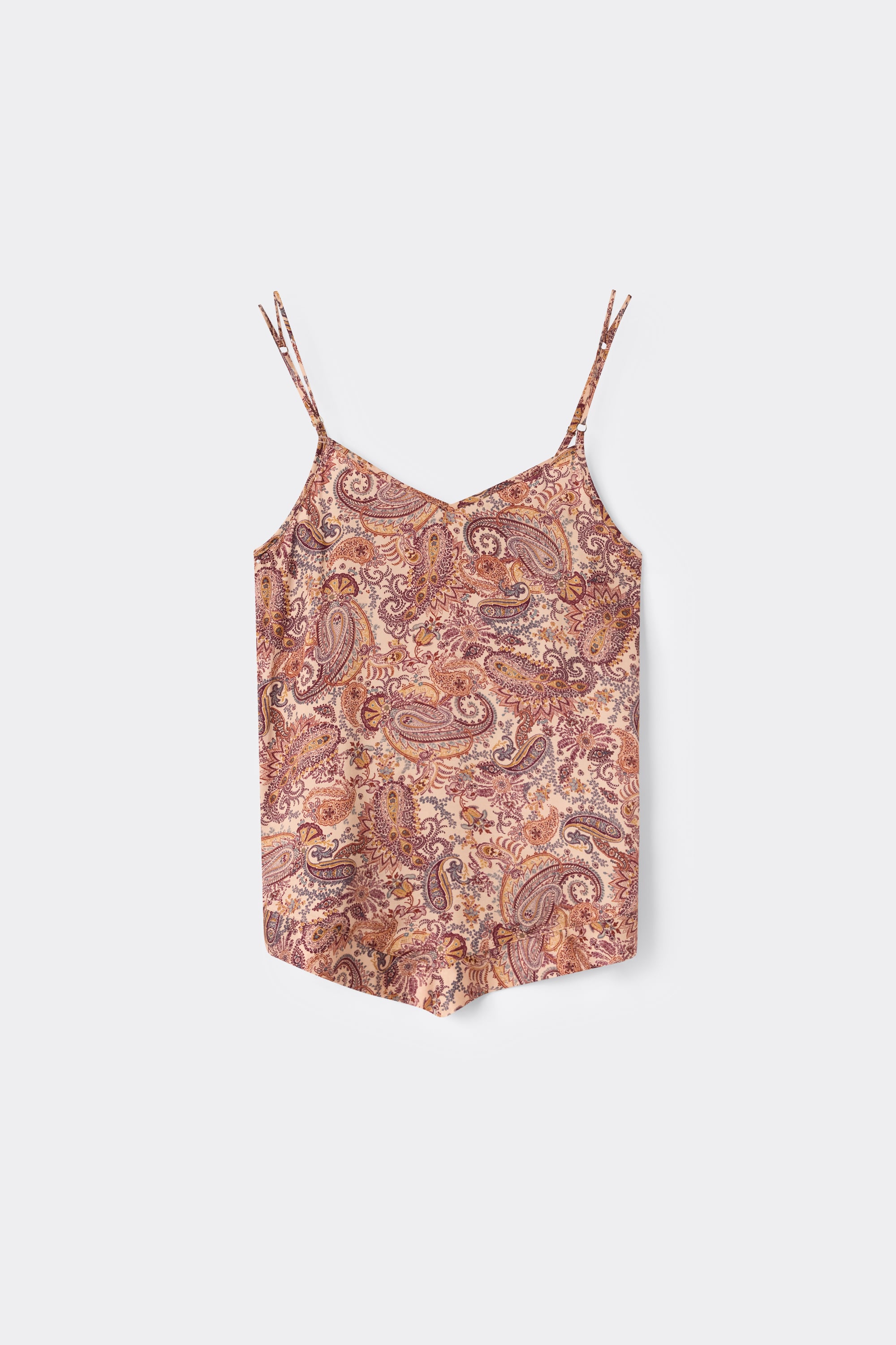Elevate Your Day Printed Viscose Satin Top
