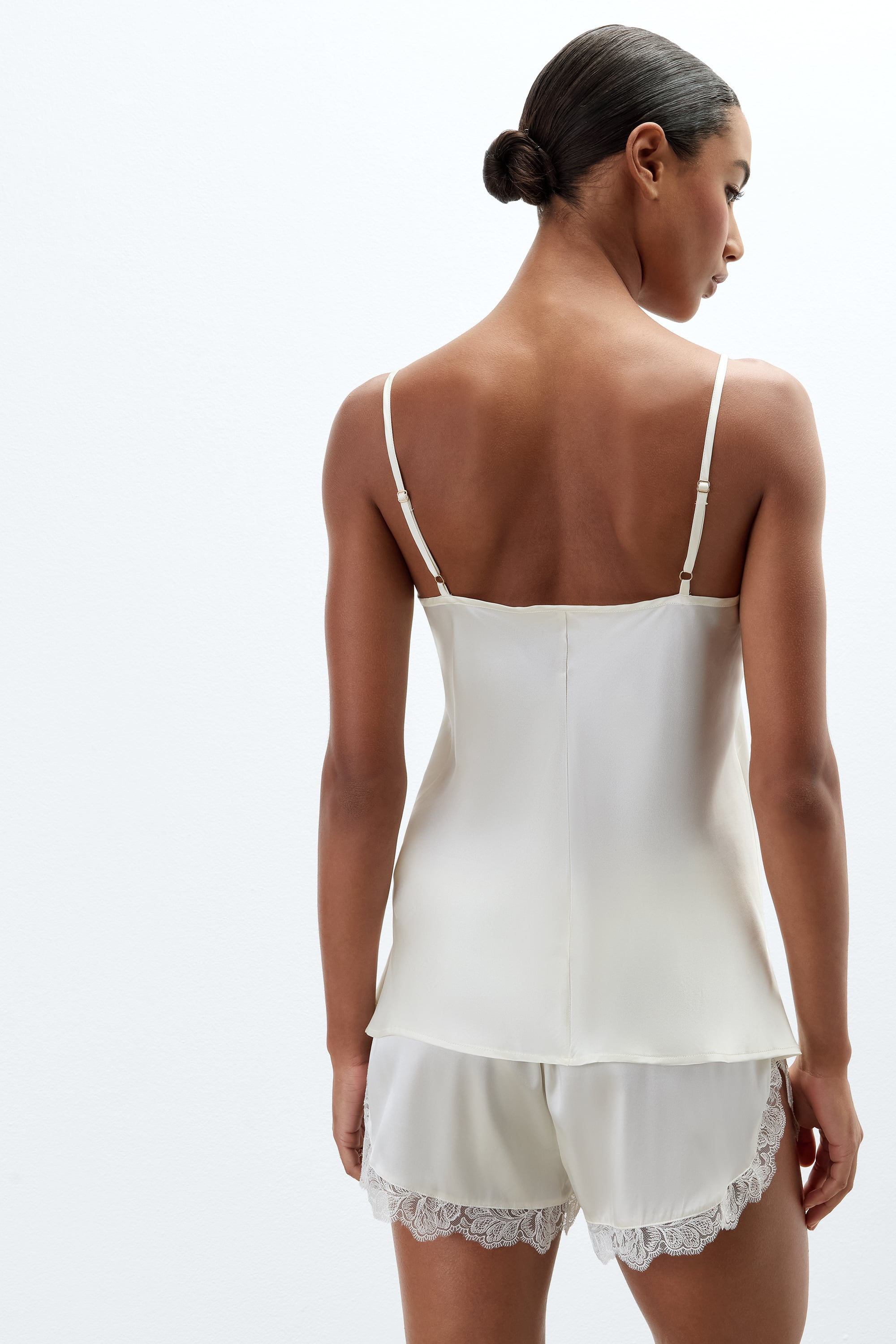 Alternative view of From the Boudoir Top in Silk and Lace