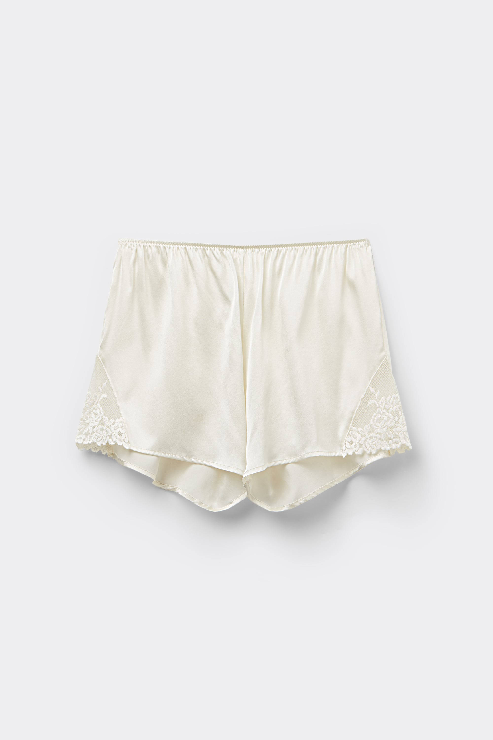 Pretty Flowers Silk Shorts
