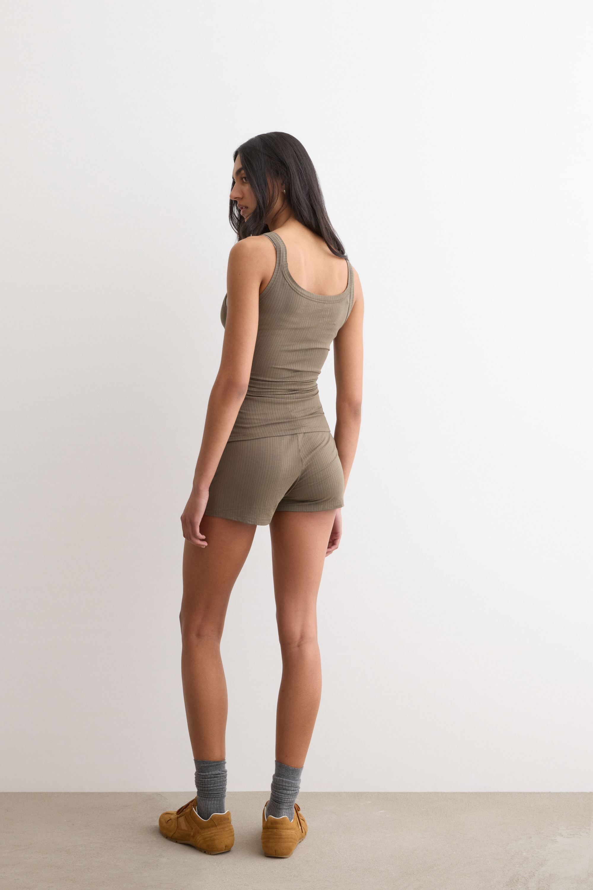 Alternative view of Soft Lounge Ribbed Modal Short Pajamas