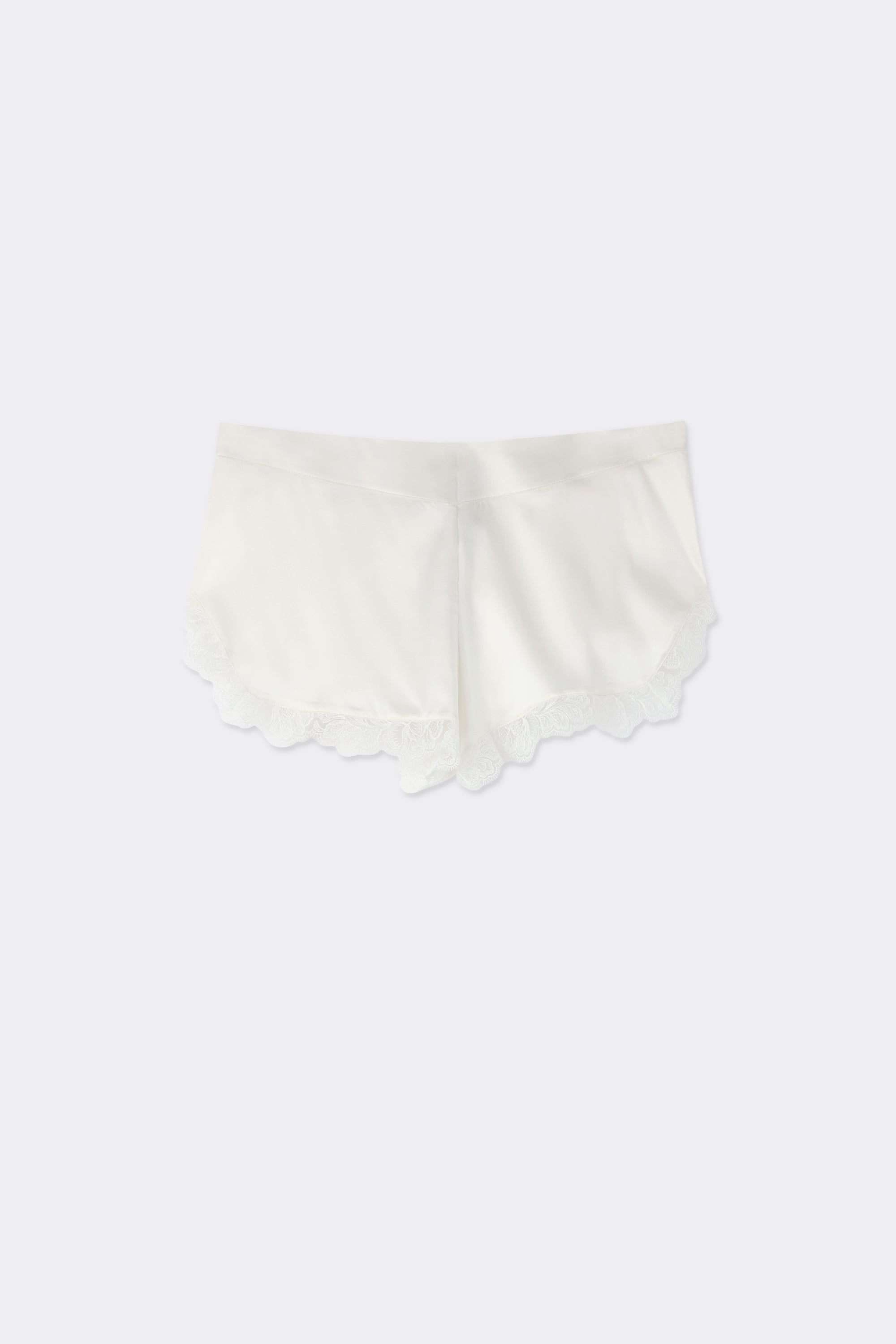 From the Boudoir Shorts in Silk and Lace