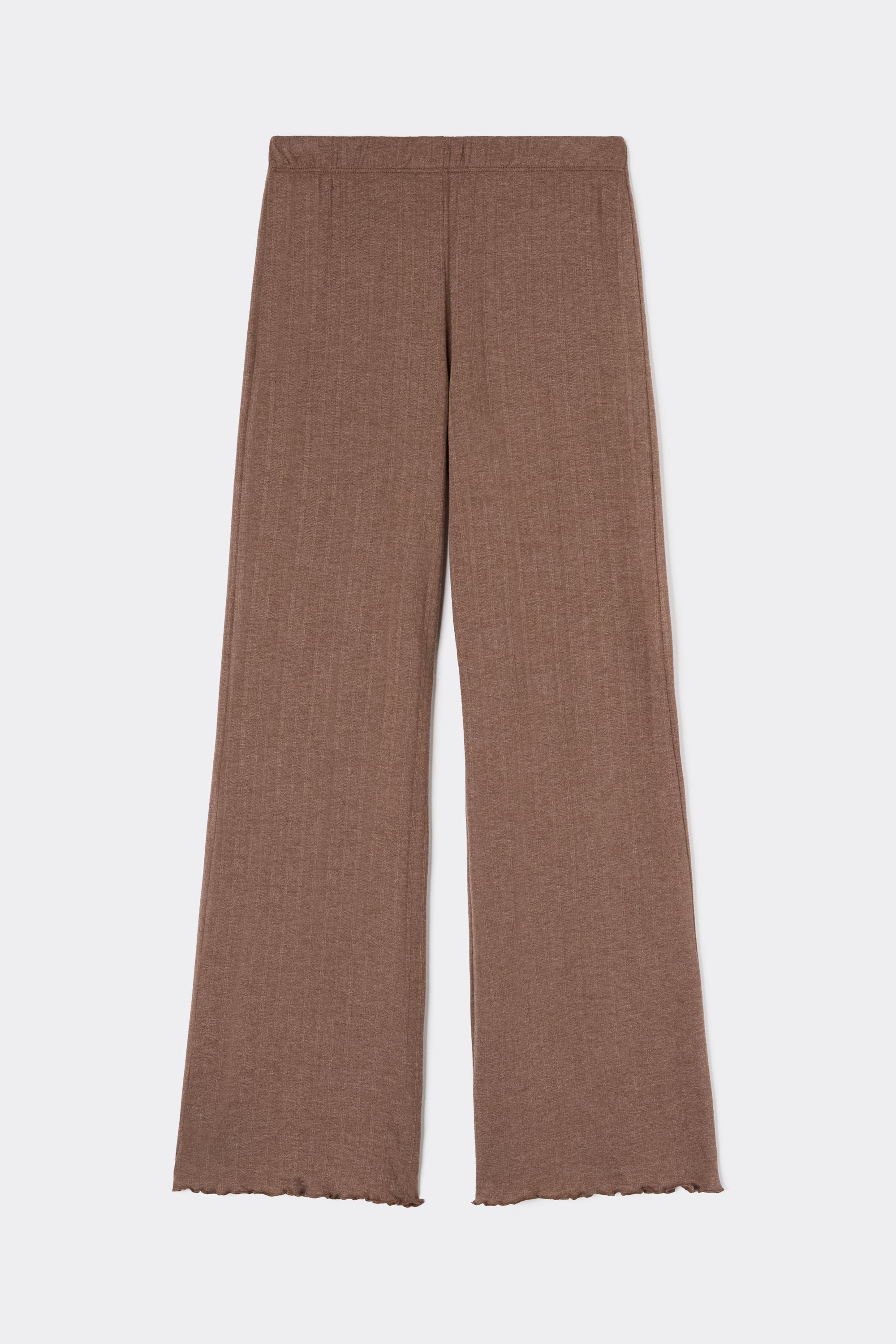 Luxury Softness Full Length Modal Palazzo Pants with Cashmere