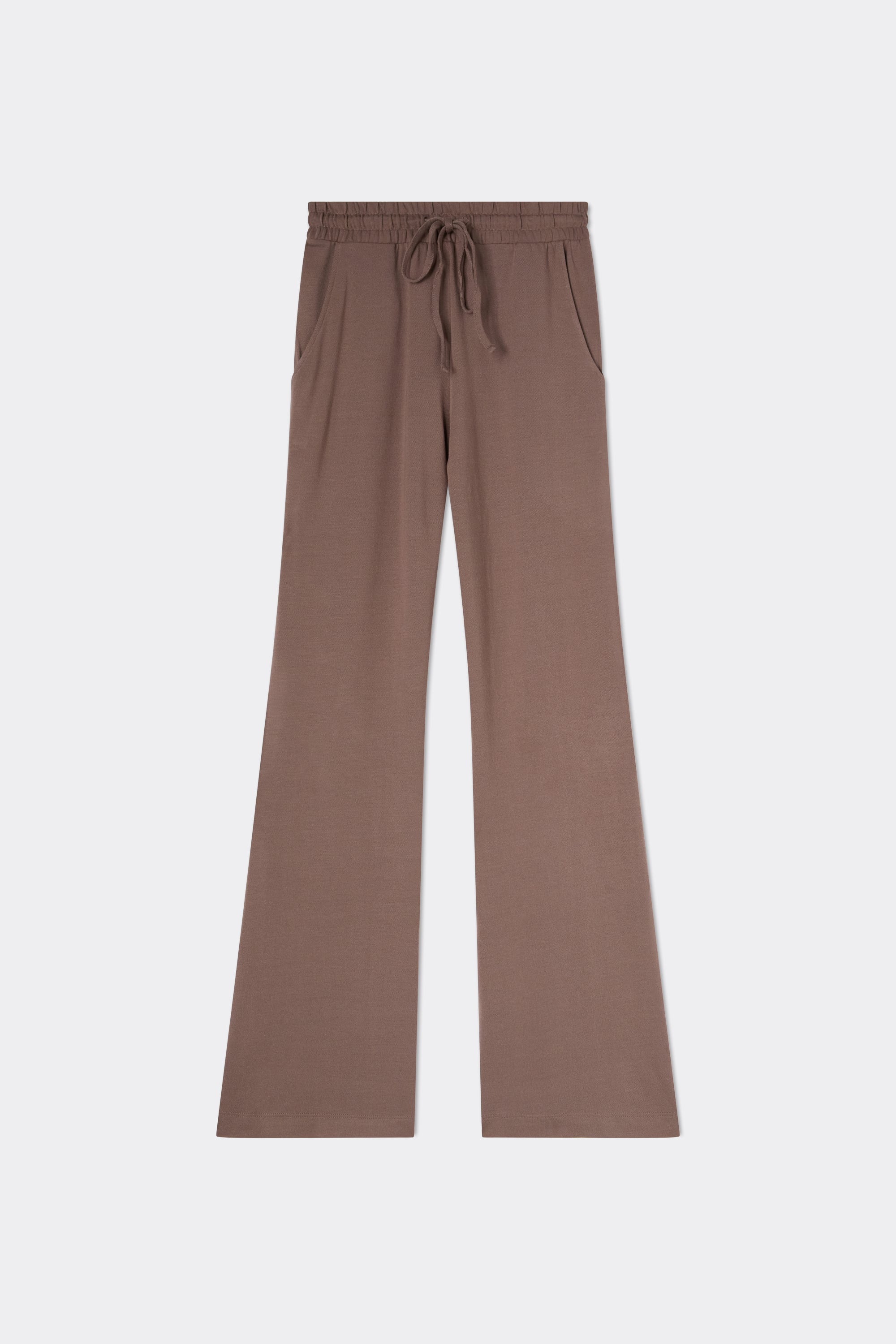 Sporty & Chic Full Length Pants in Modal and Cotton