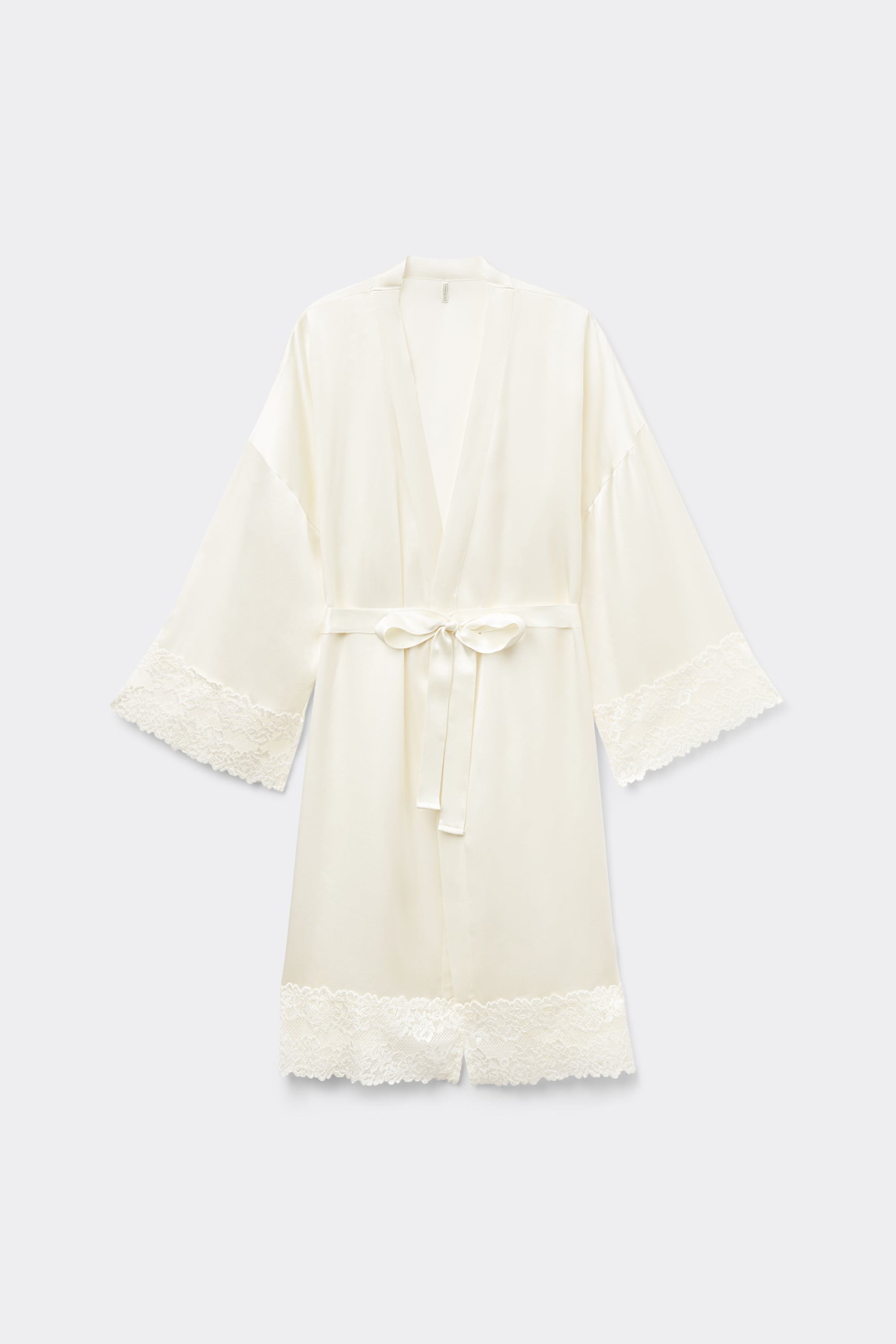 Pretty Flowers Silk Kimono