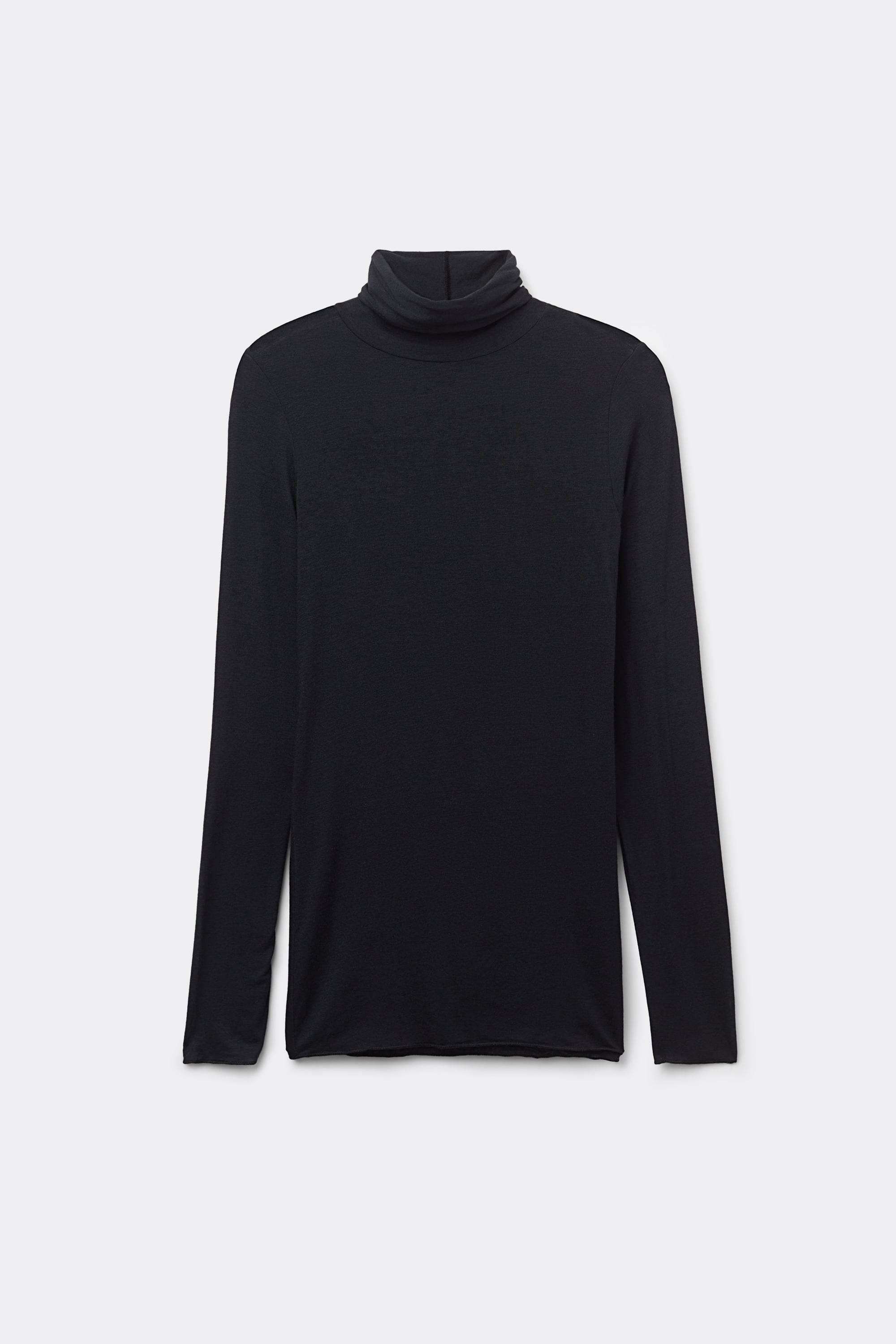 Alternative view of High Collar Ultralight with Cashmere Top