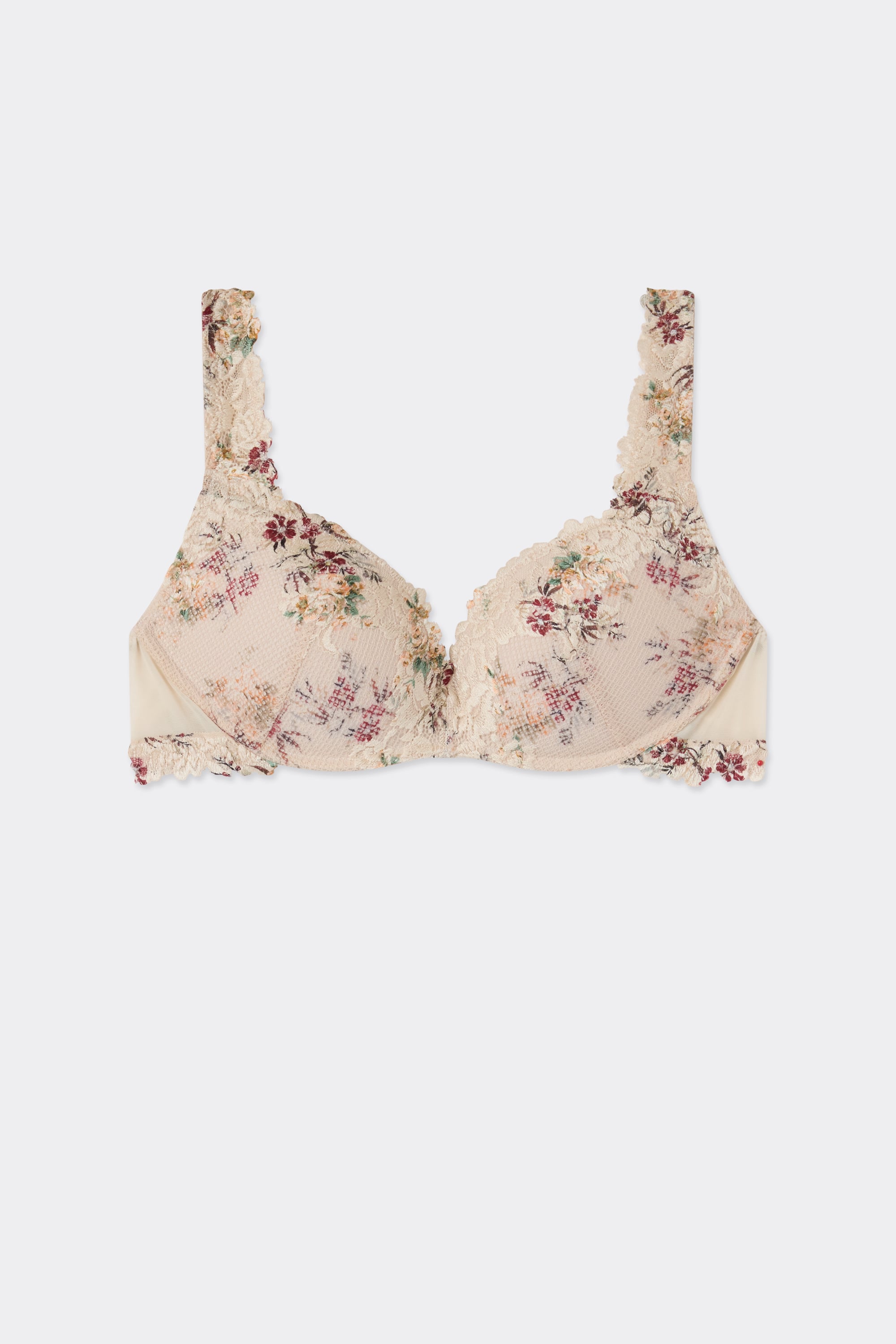 Pretty Flowers Print Gioia Super Push-Up Bra