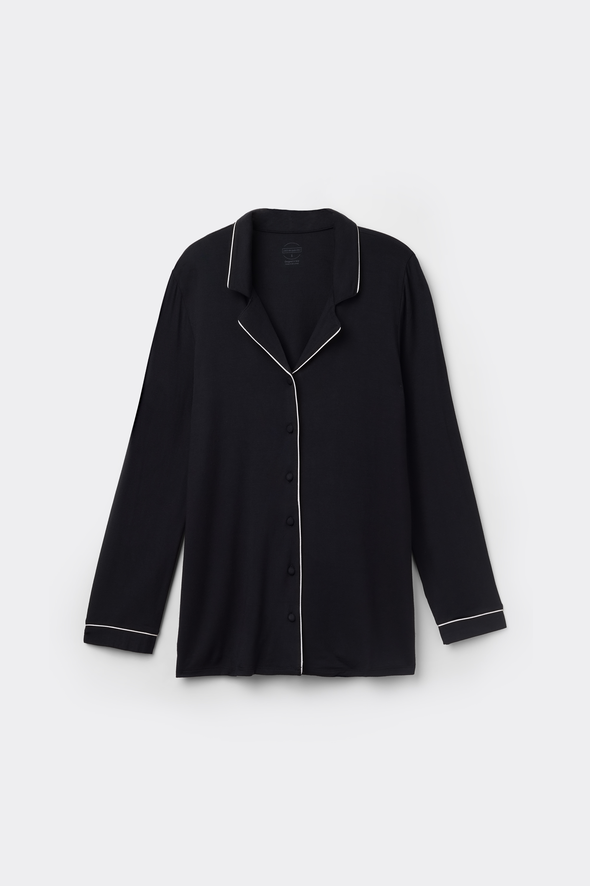 Long-Sleeve Micromodal Pajama Top