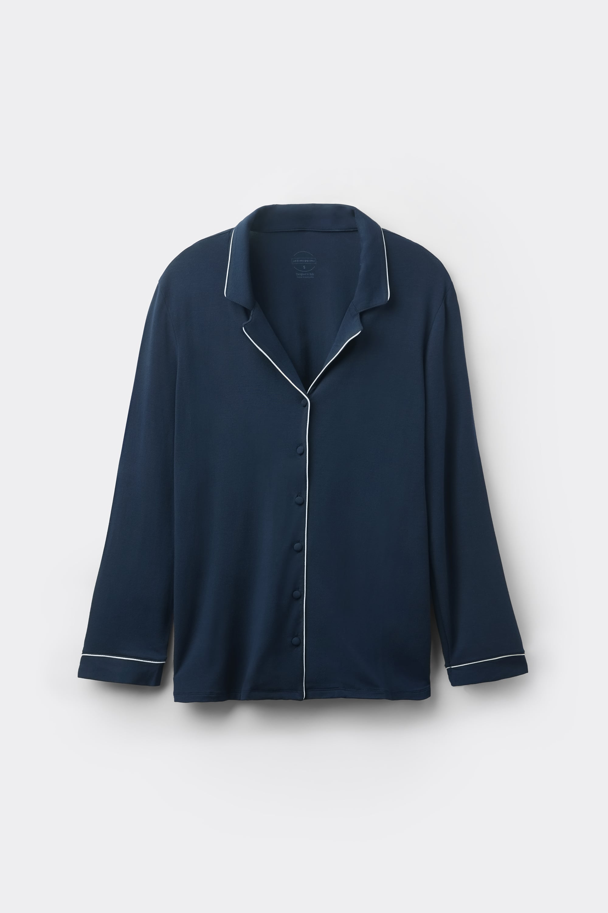 Alternative view of Long-Sleeve Micromodal Pajama Top
