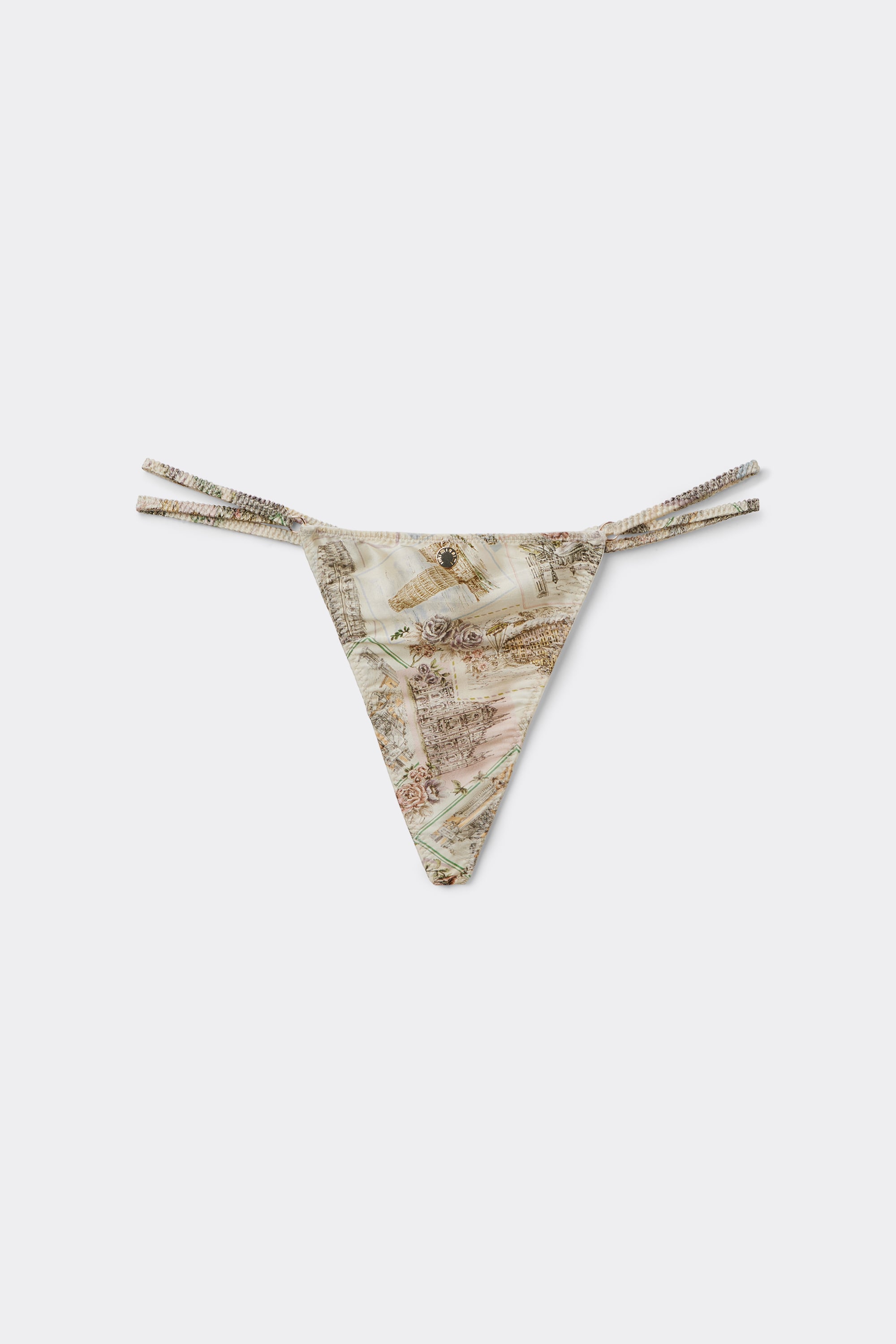 La Dolce Vita String Thong in Silk