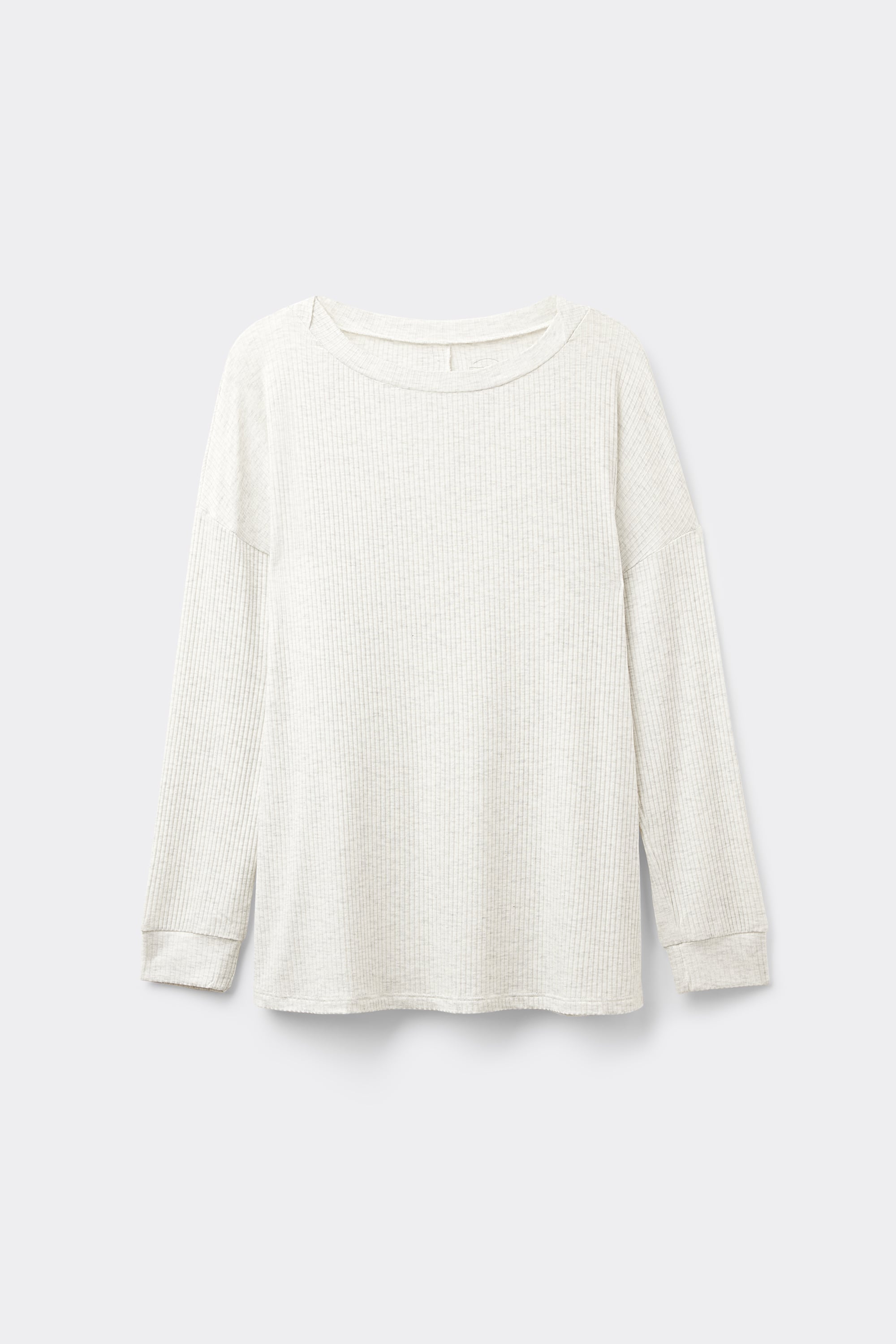 Alternative view of Comfort Chic Bateau Neck Long Sleeve Modal Top