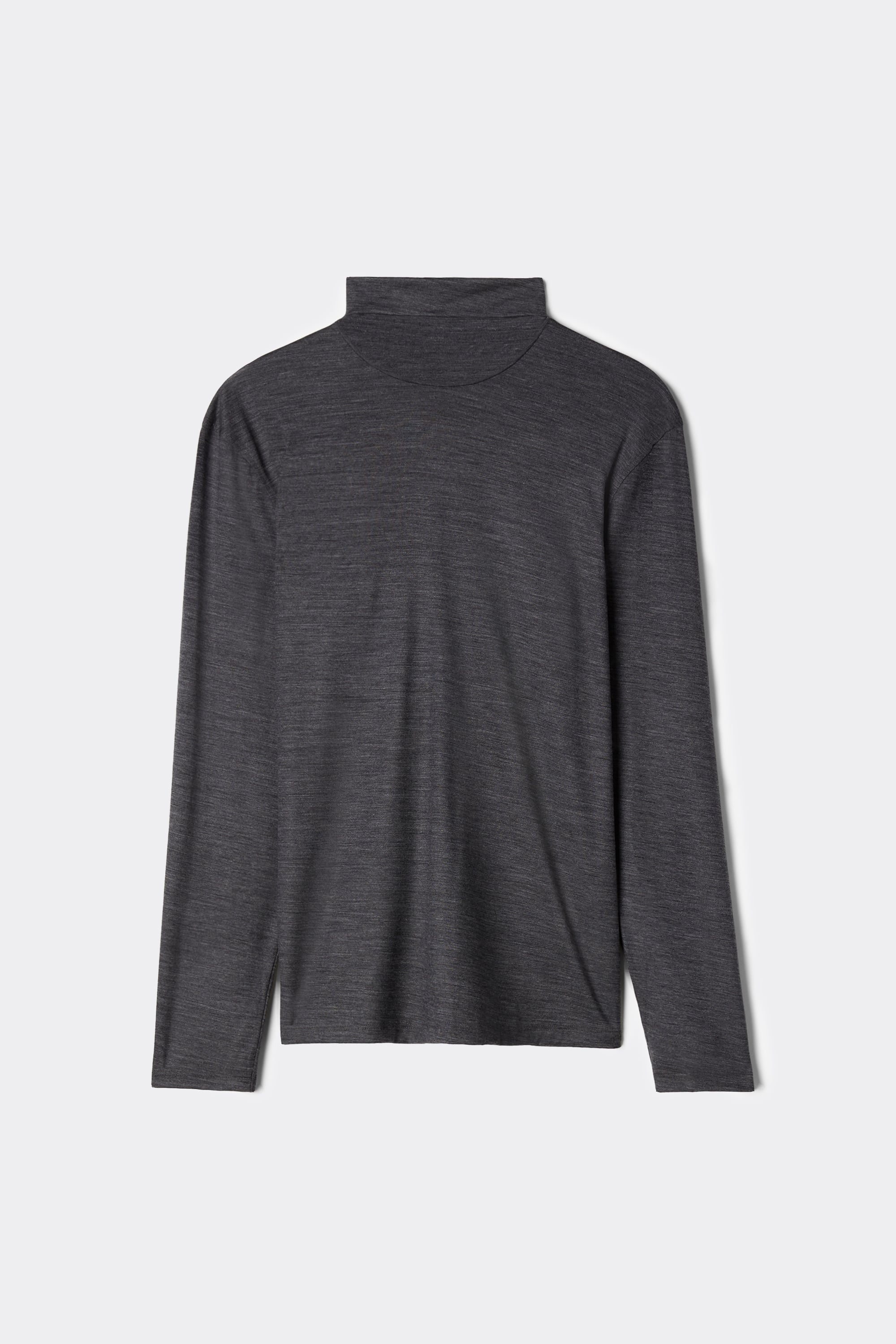 Alternative view of Long-sleeve High-Neck Merino-Wool Top