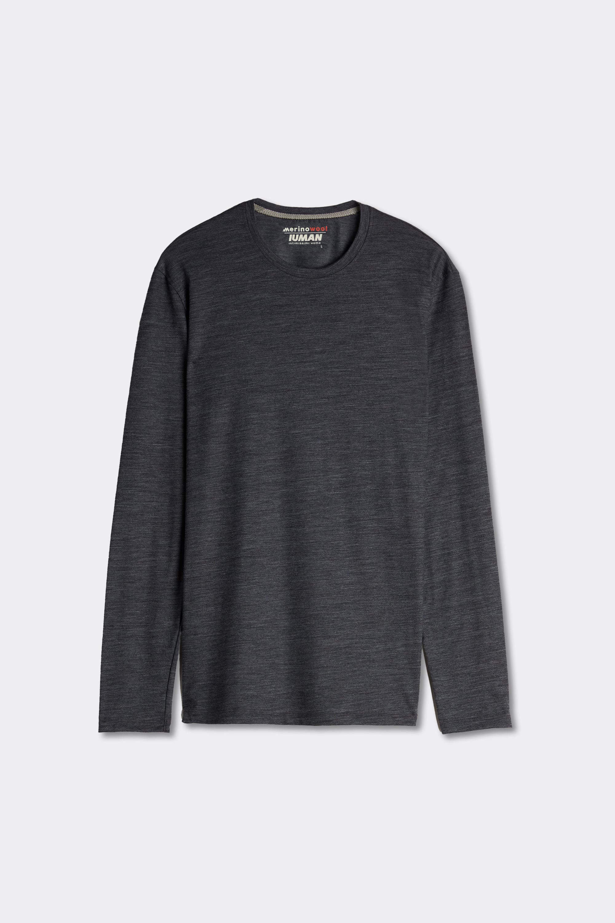 Alternative view of Long-sleeve Crew-Neck Merino-Wool Top