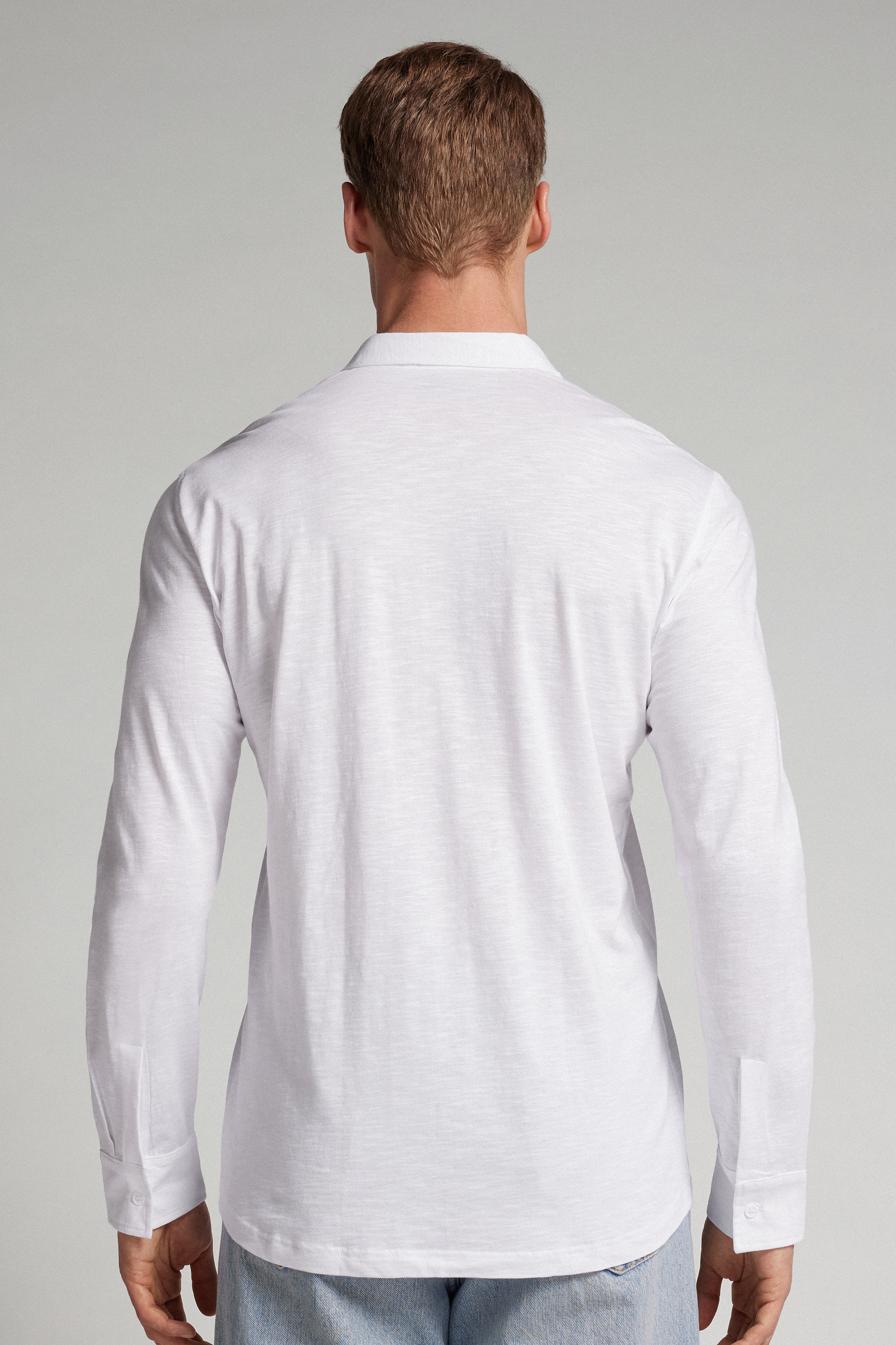 Alternative view of Slub Cotton Long Sleeve Shirt