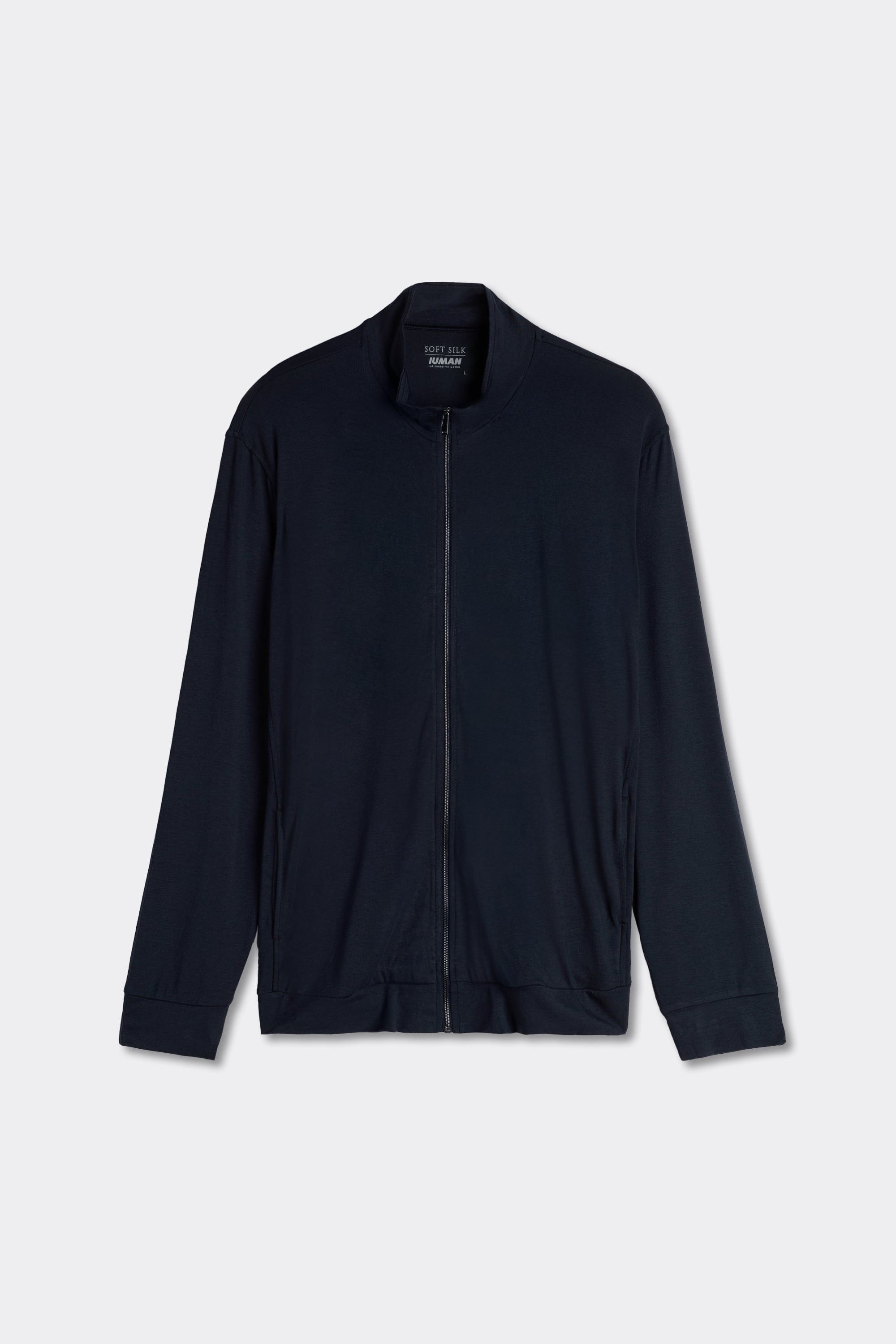 Alternative view of Silk and Modal Zip-Up Sweatshirt