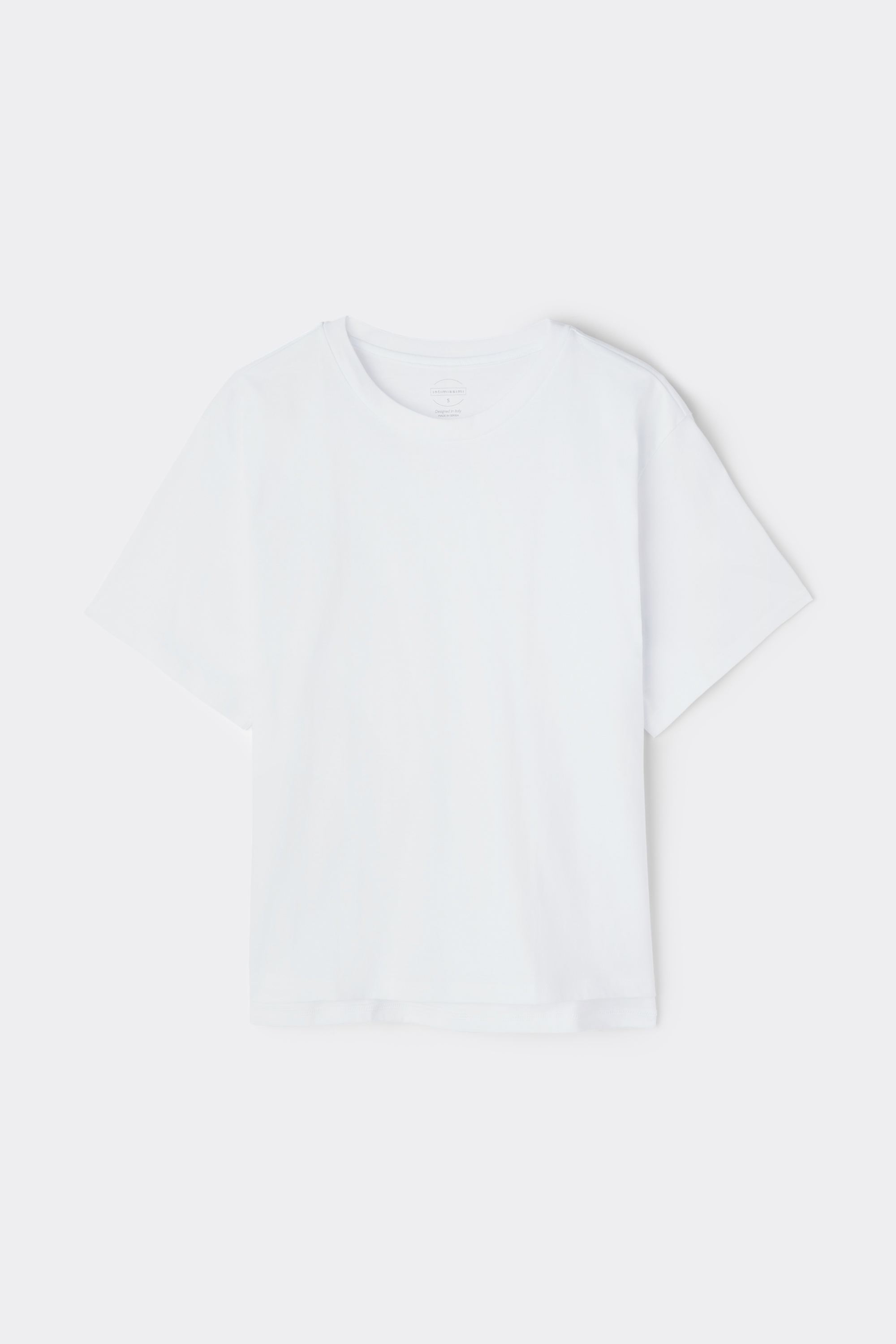Boxy Fit Short Sleeve Top in Cotton