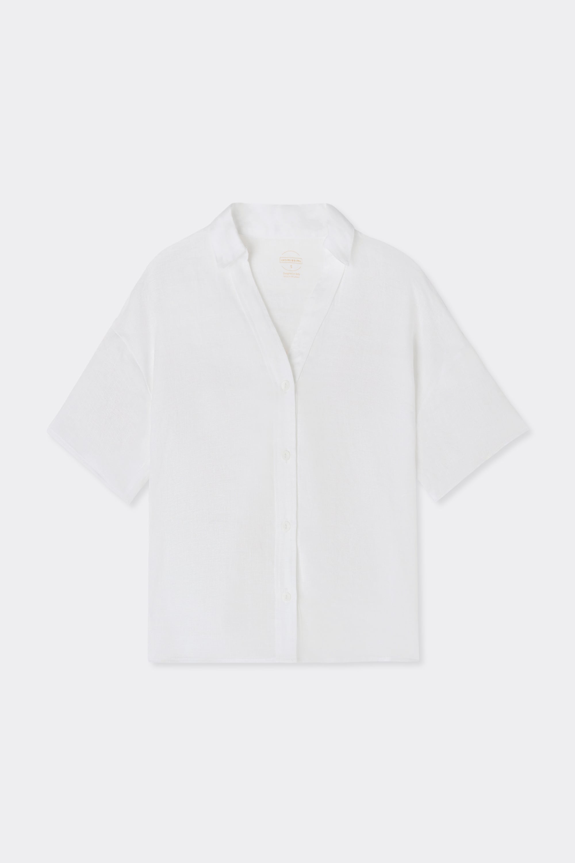 The Pure Linen Short Sleeve Shirt in Linen Fabric