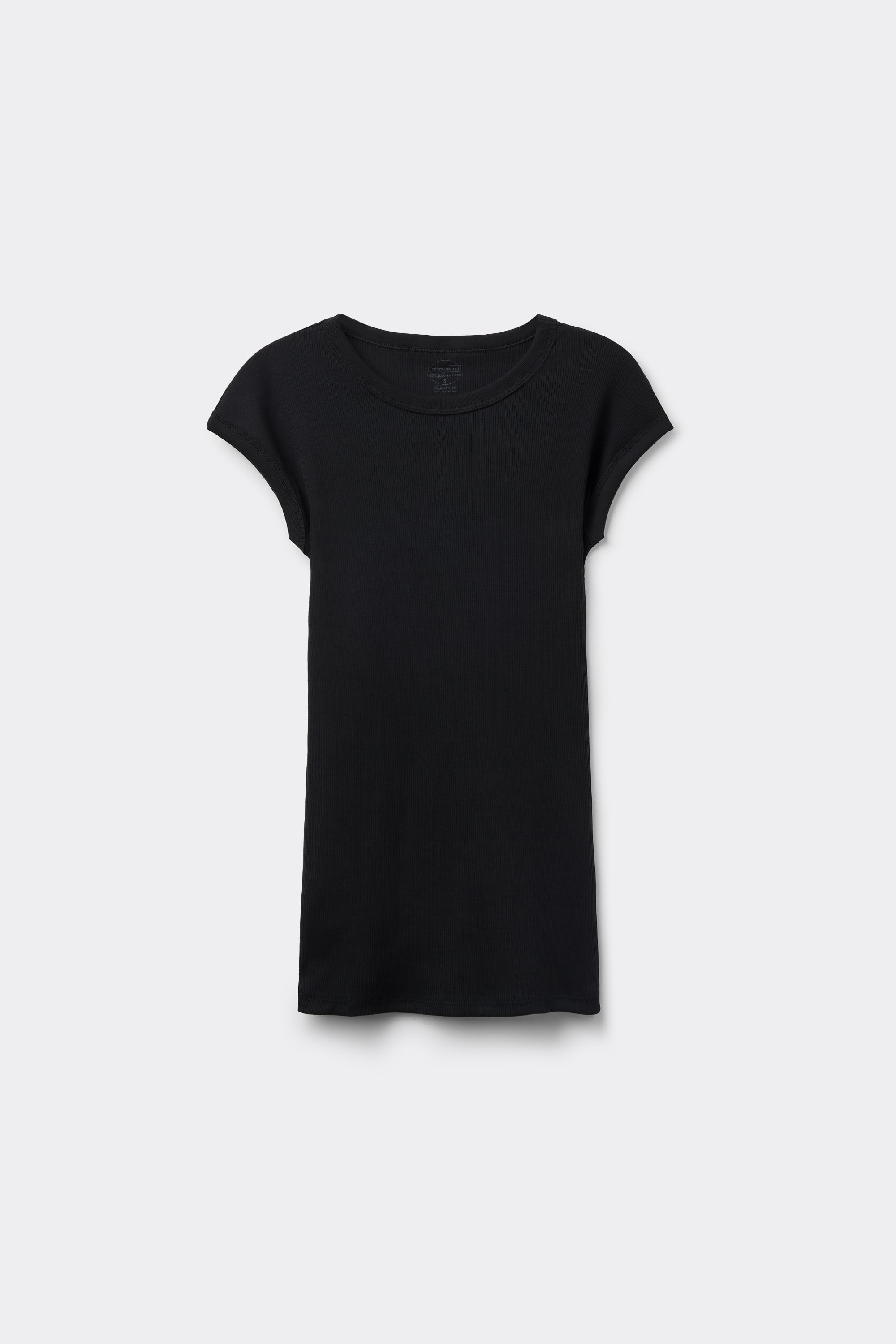 Alternative view of Superior Cotton Ribbed Short Sleeve Top
