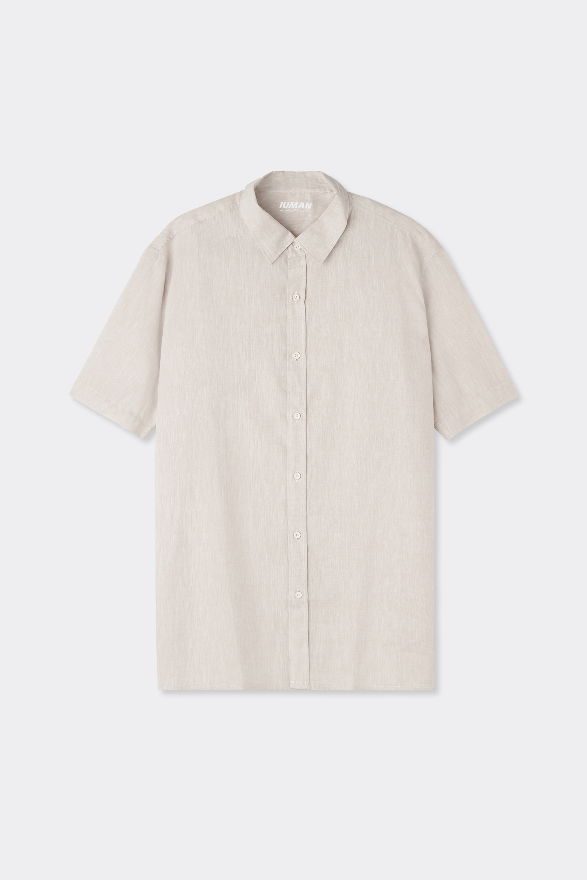 Alternative view of Linen and Cotton Short Sleeve Shirt