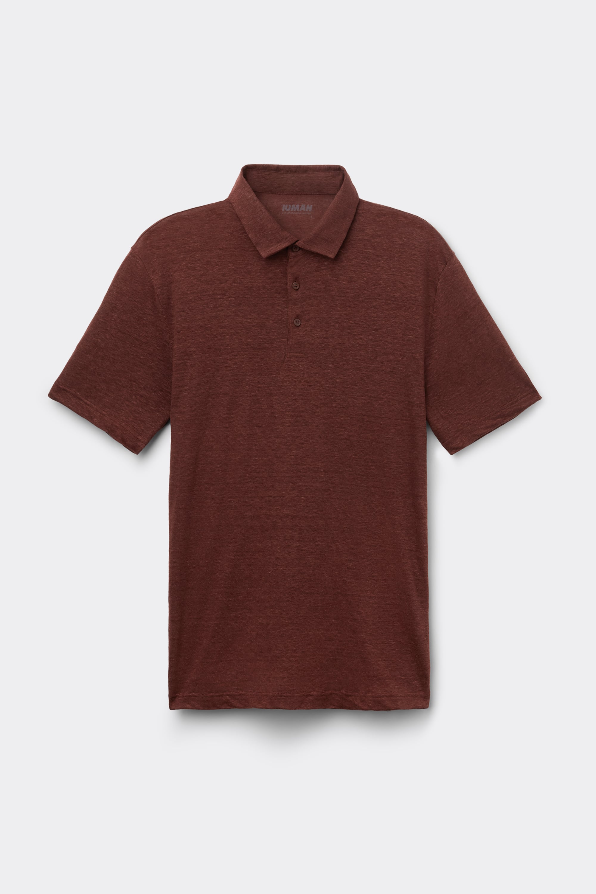 Short Sleeve Linen Polo