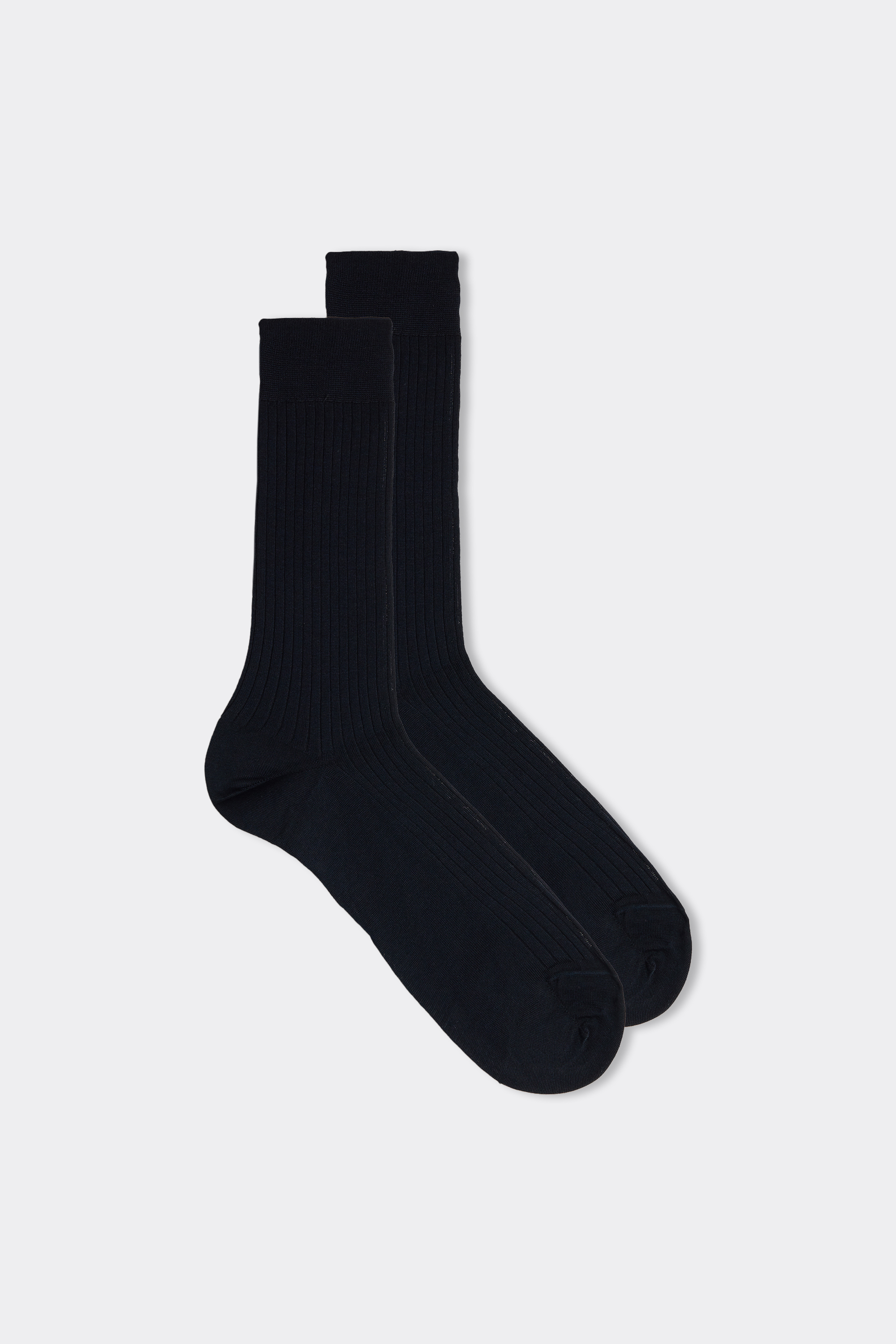 Short Ribbed Egyptian Cotton Socks
