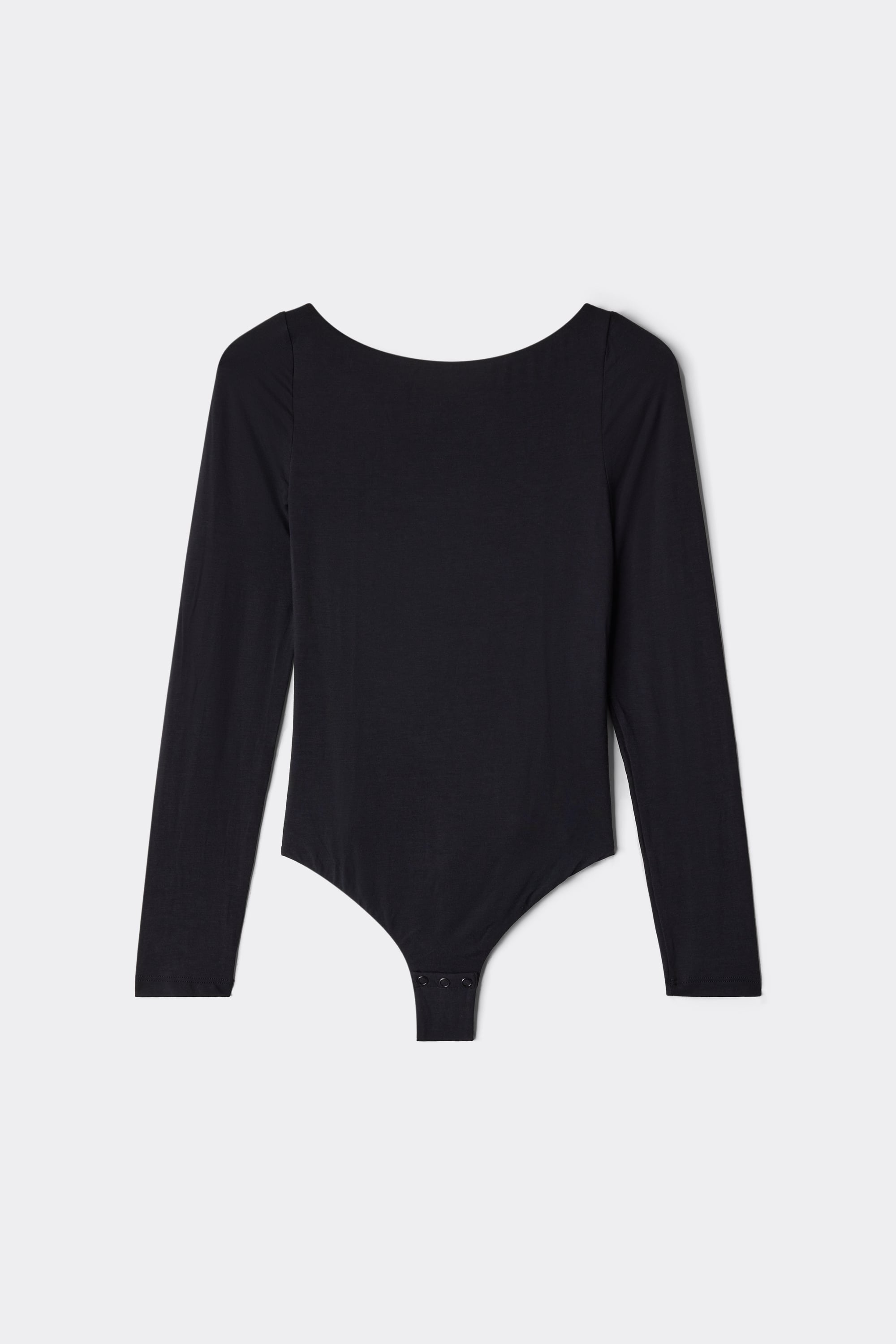 Fresh Bamboo Long Sleeve Open Back Bodysuit