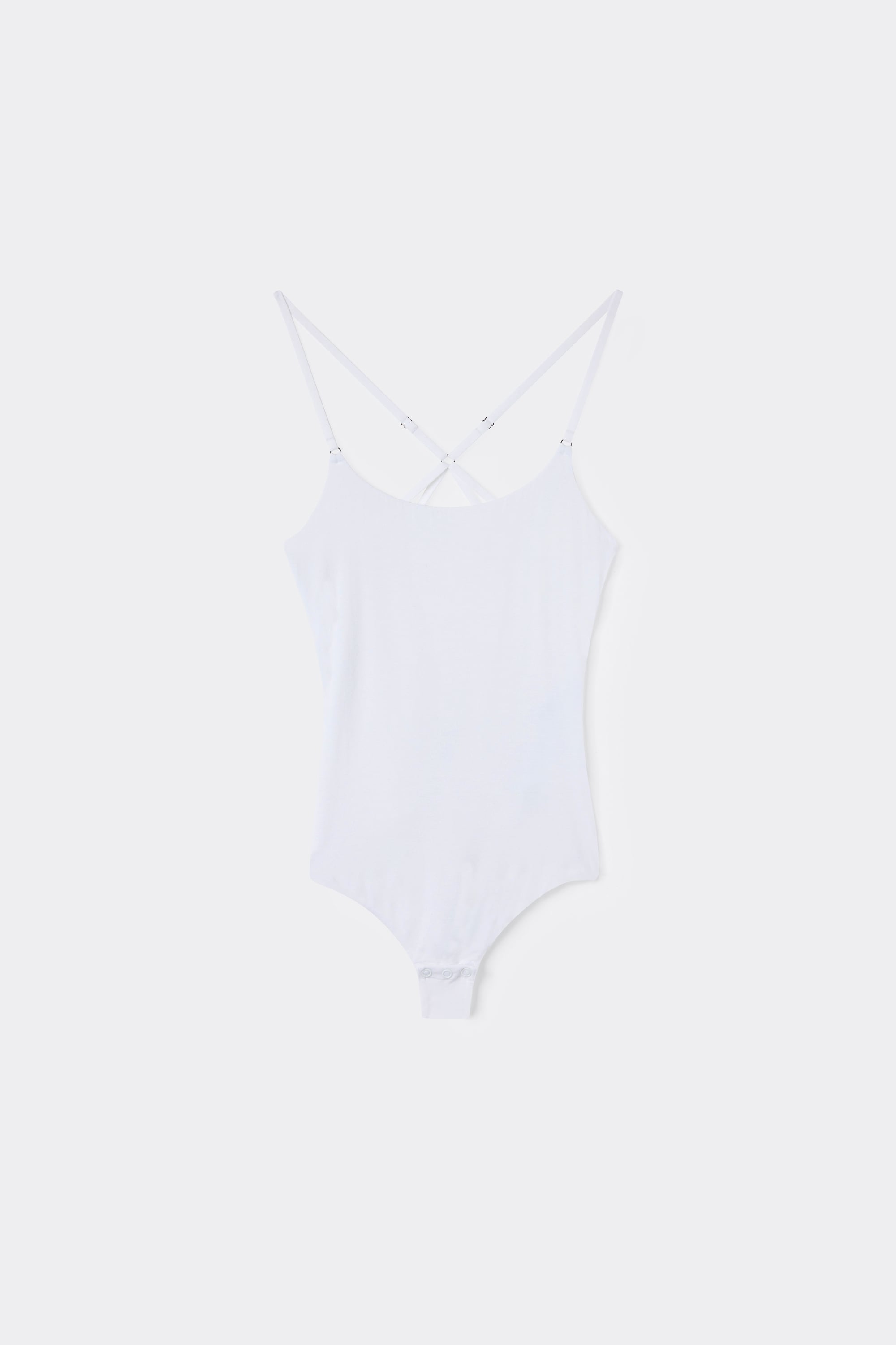 Alternative view of Fresh Bamboo Bodysuit with Back Crisscross