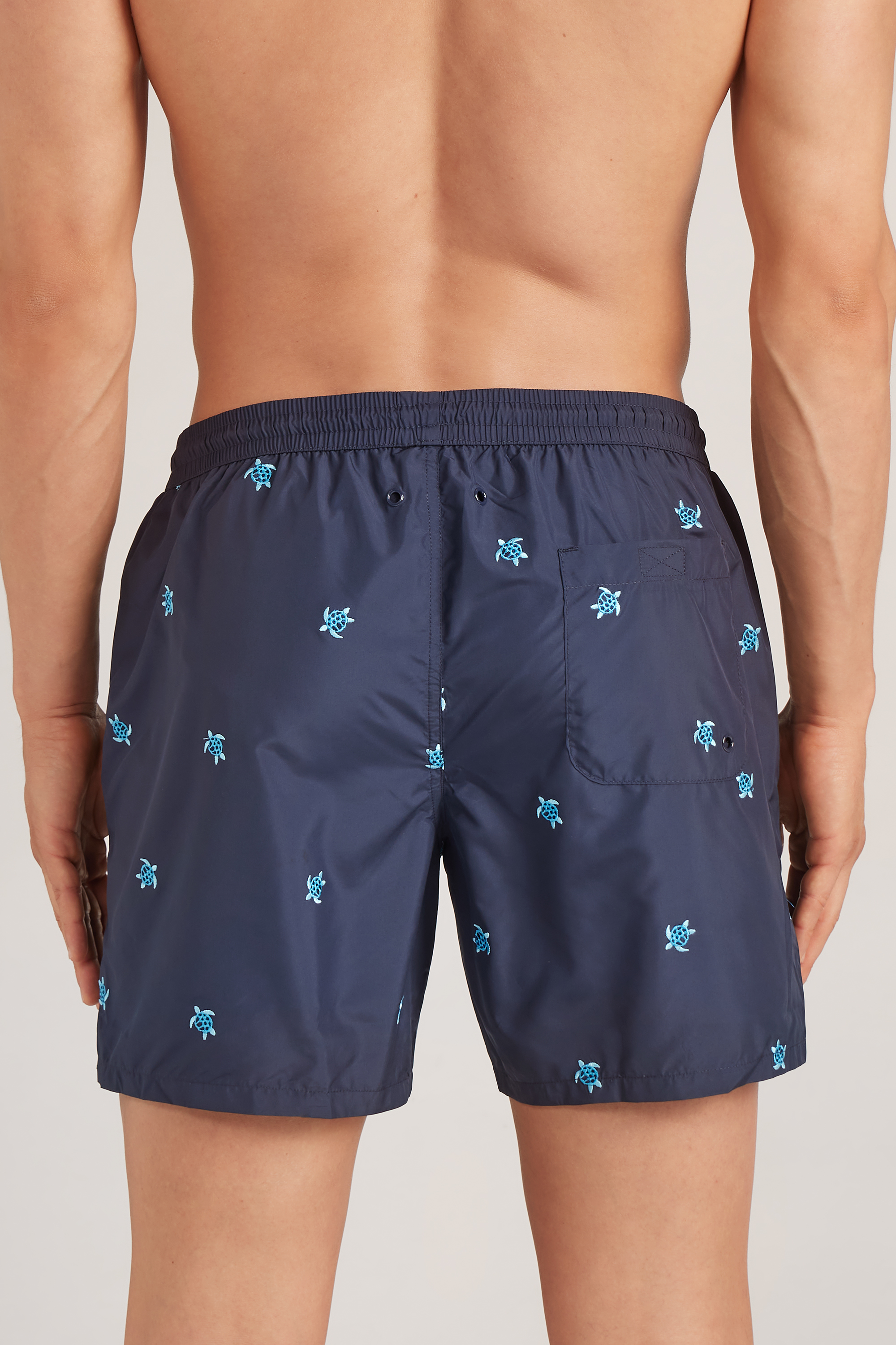 Alternative view of Embroidered Turtle Swim Trunks