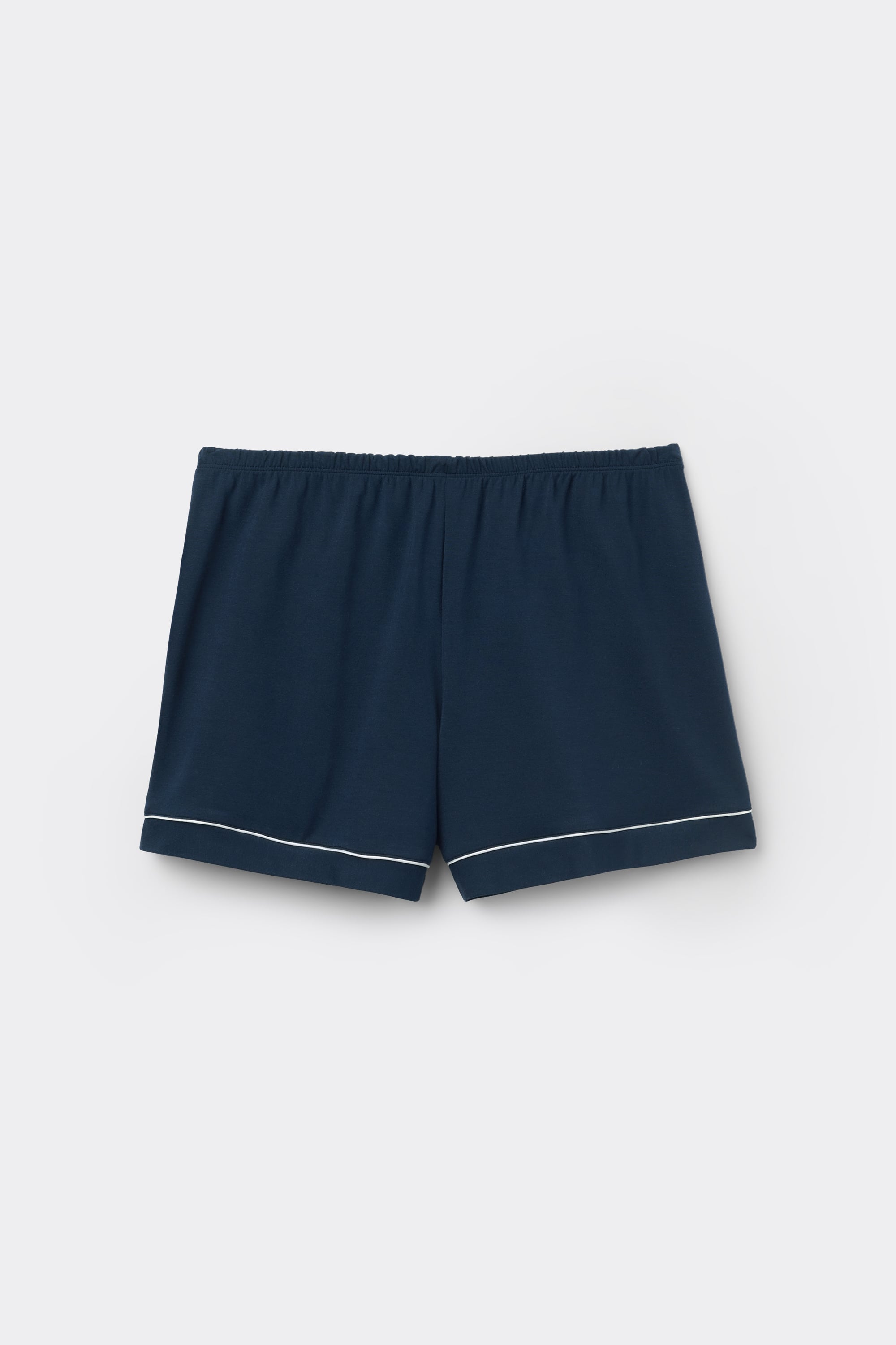 Alternative view of Modal Shorts with Contrast Trim