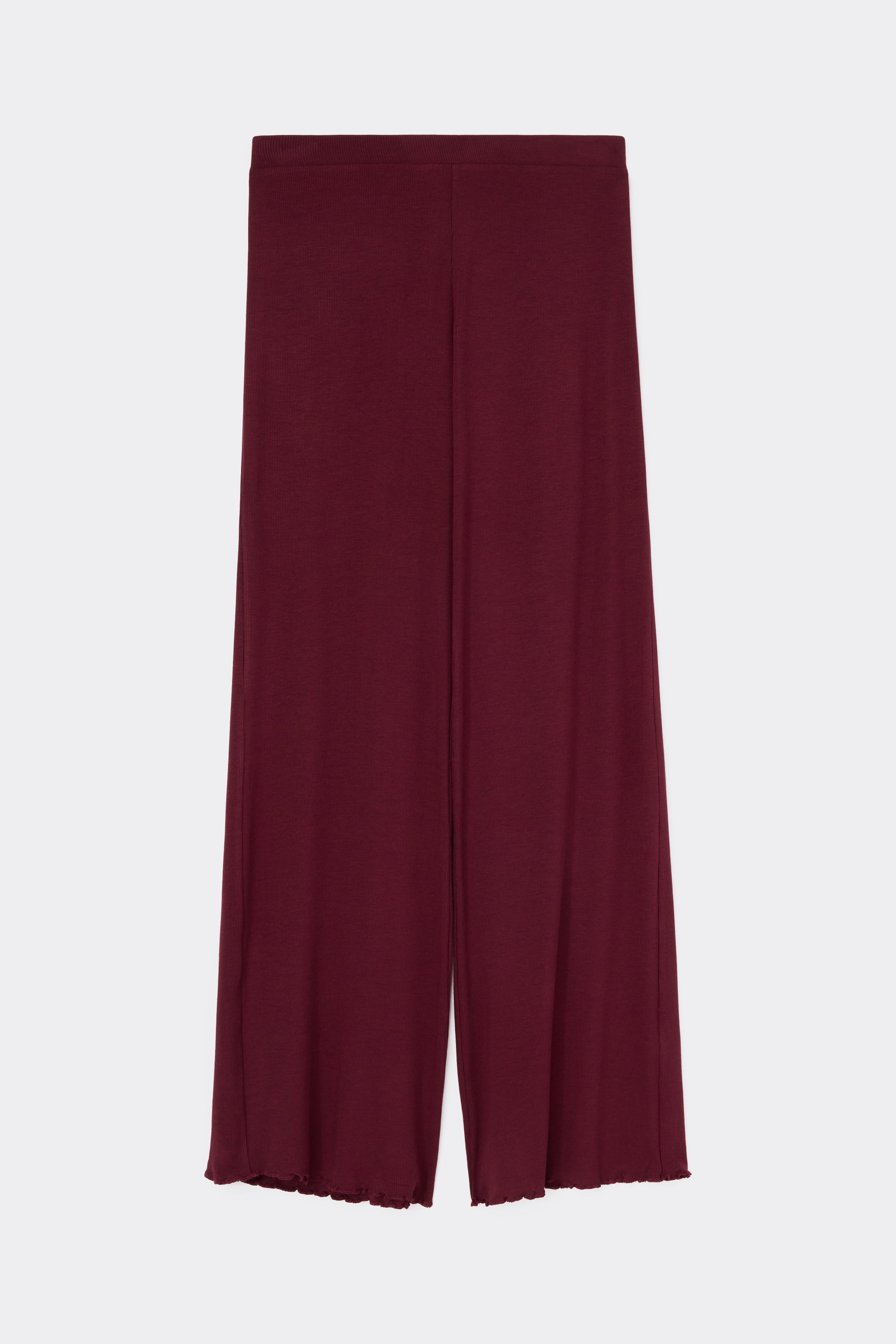 Lounging Around Full Length Palazzo Pants in Modal and Silk