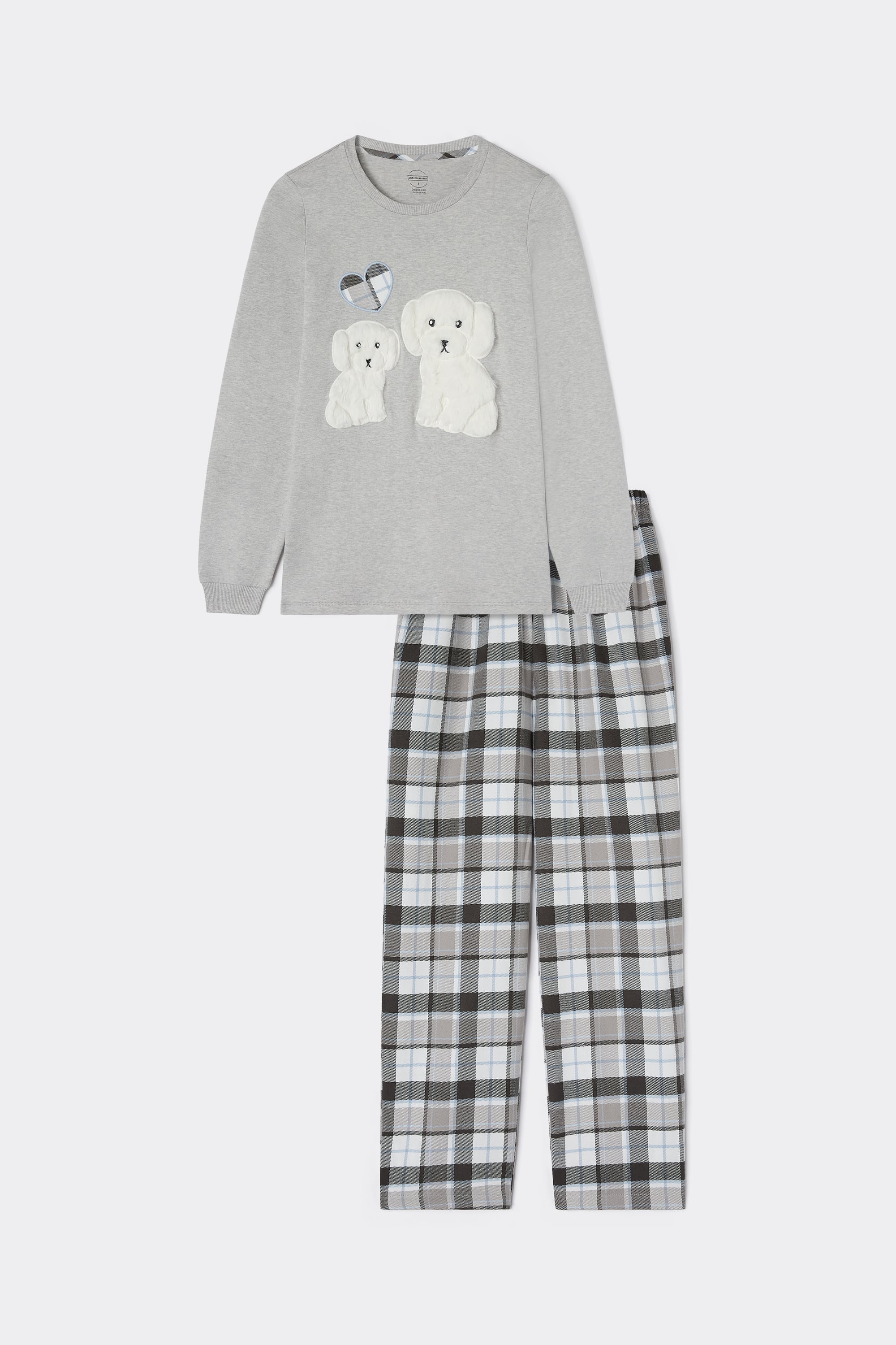 Poodles Cotton Long Pajamas