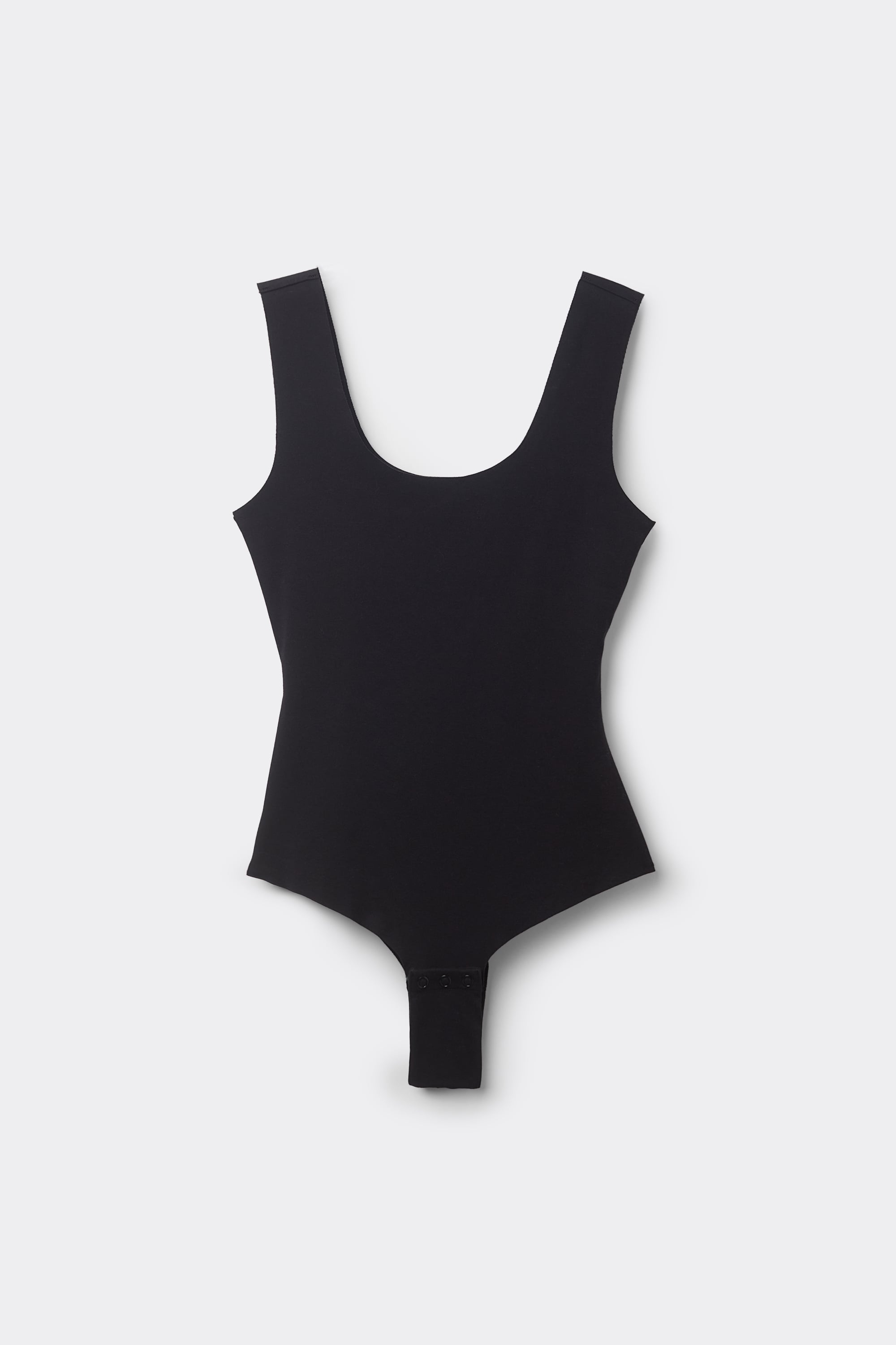 Raw Edge Cotton Bodysuit