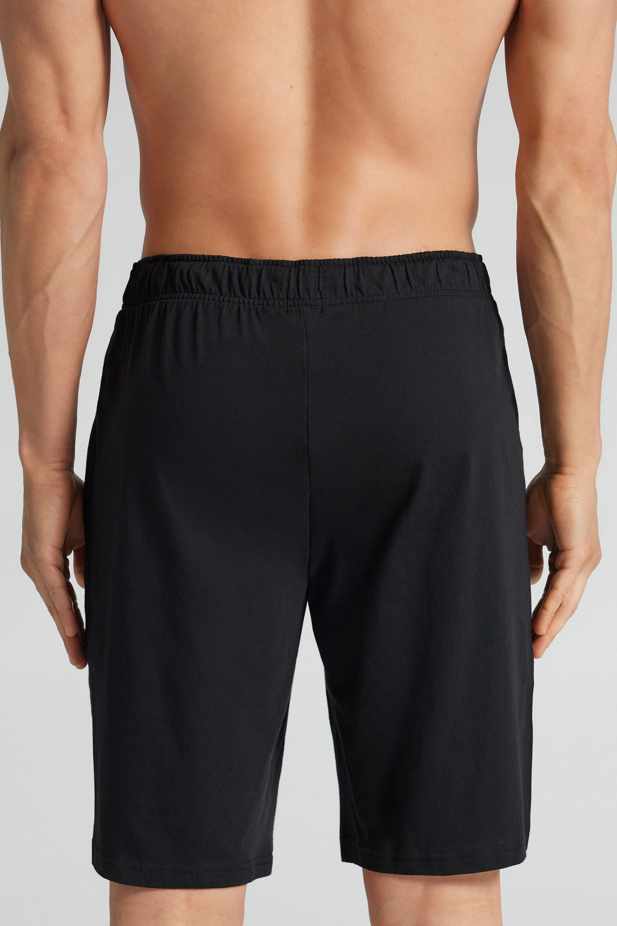 Alternative view of Rib Detail Cotton Shorts
