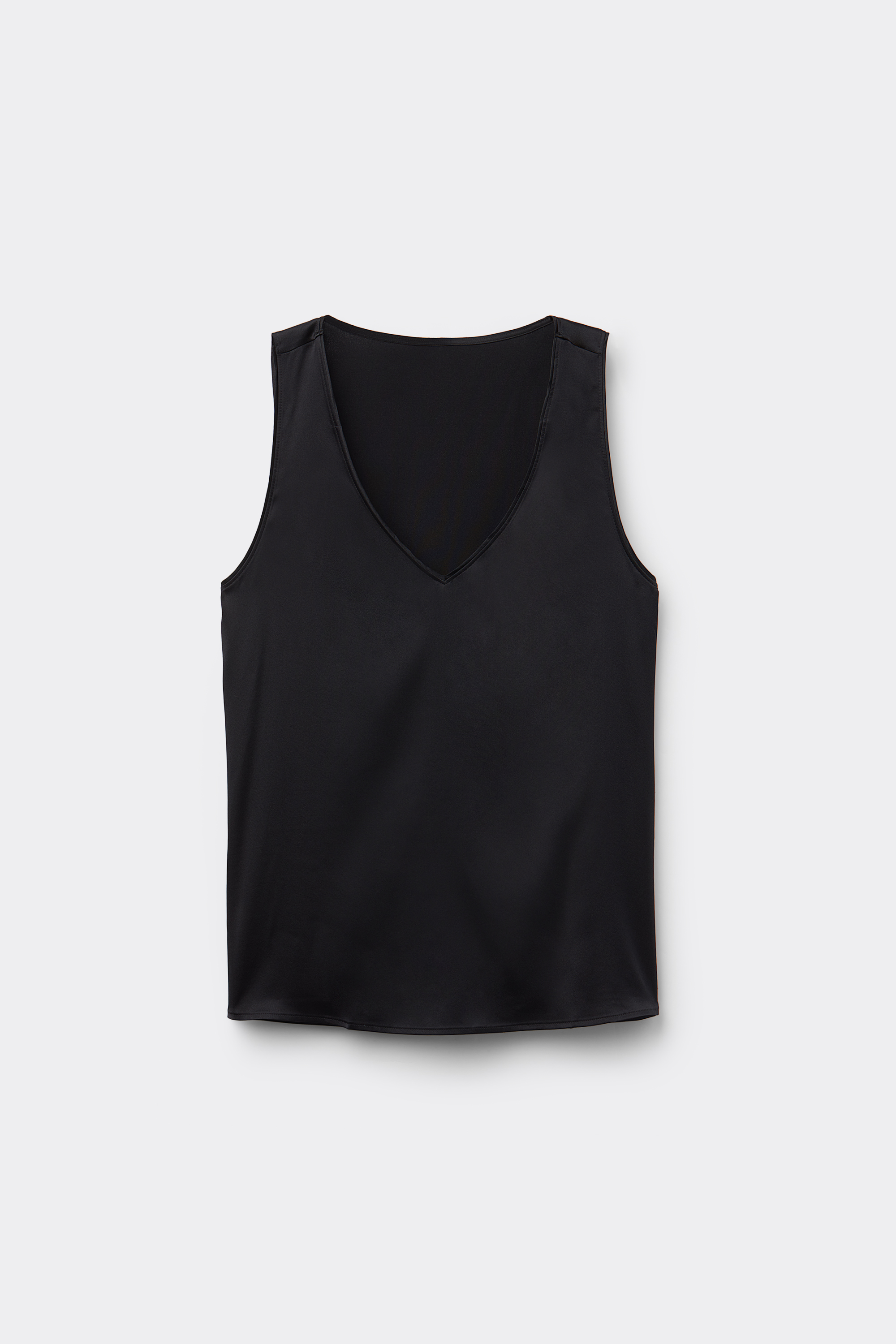 Silk V-Neck Tank Top