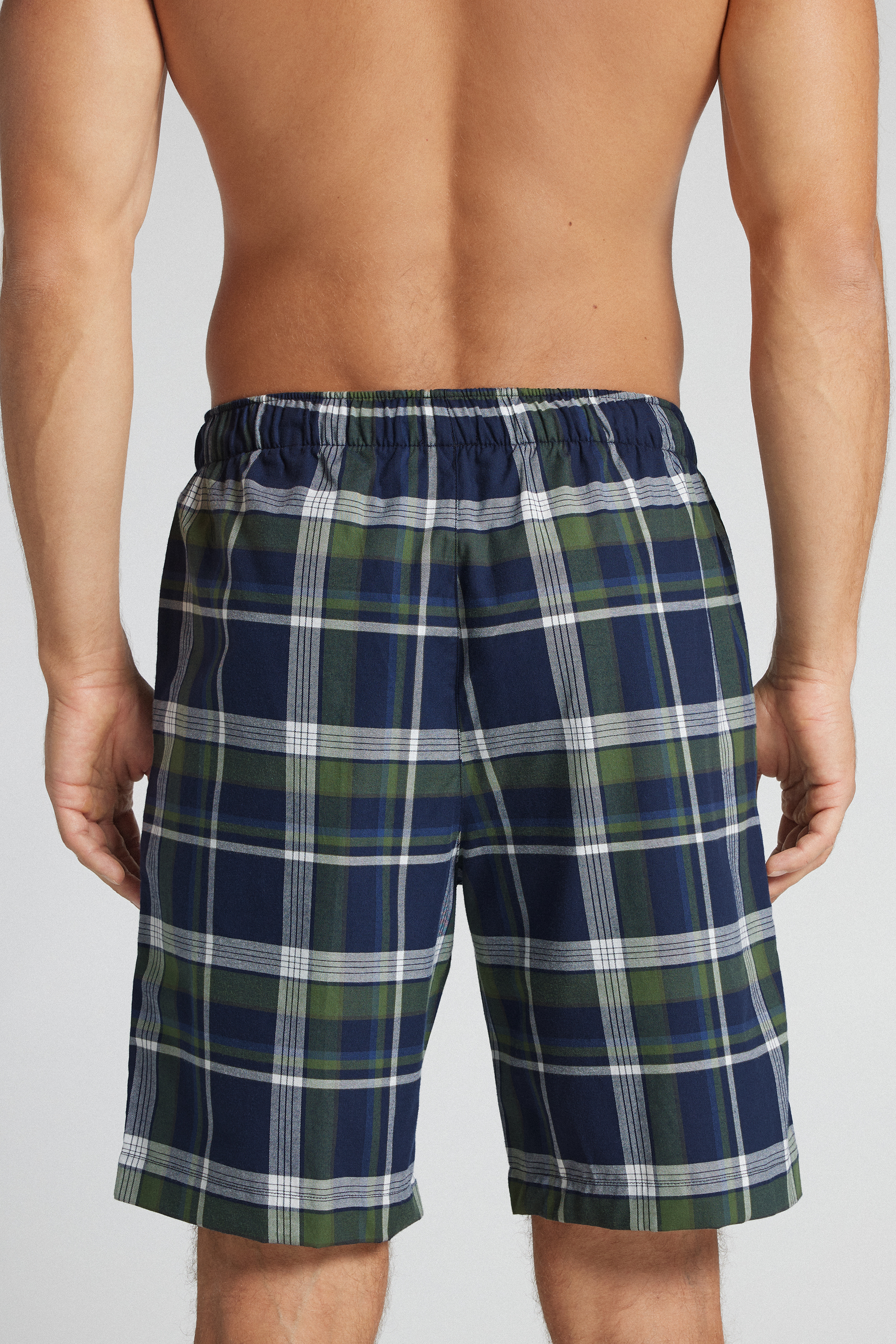 Alternative view of Check Print Cloth Shorts