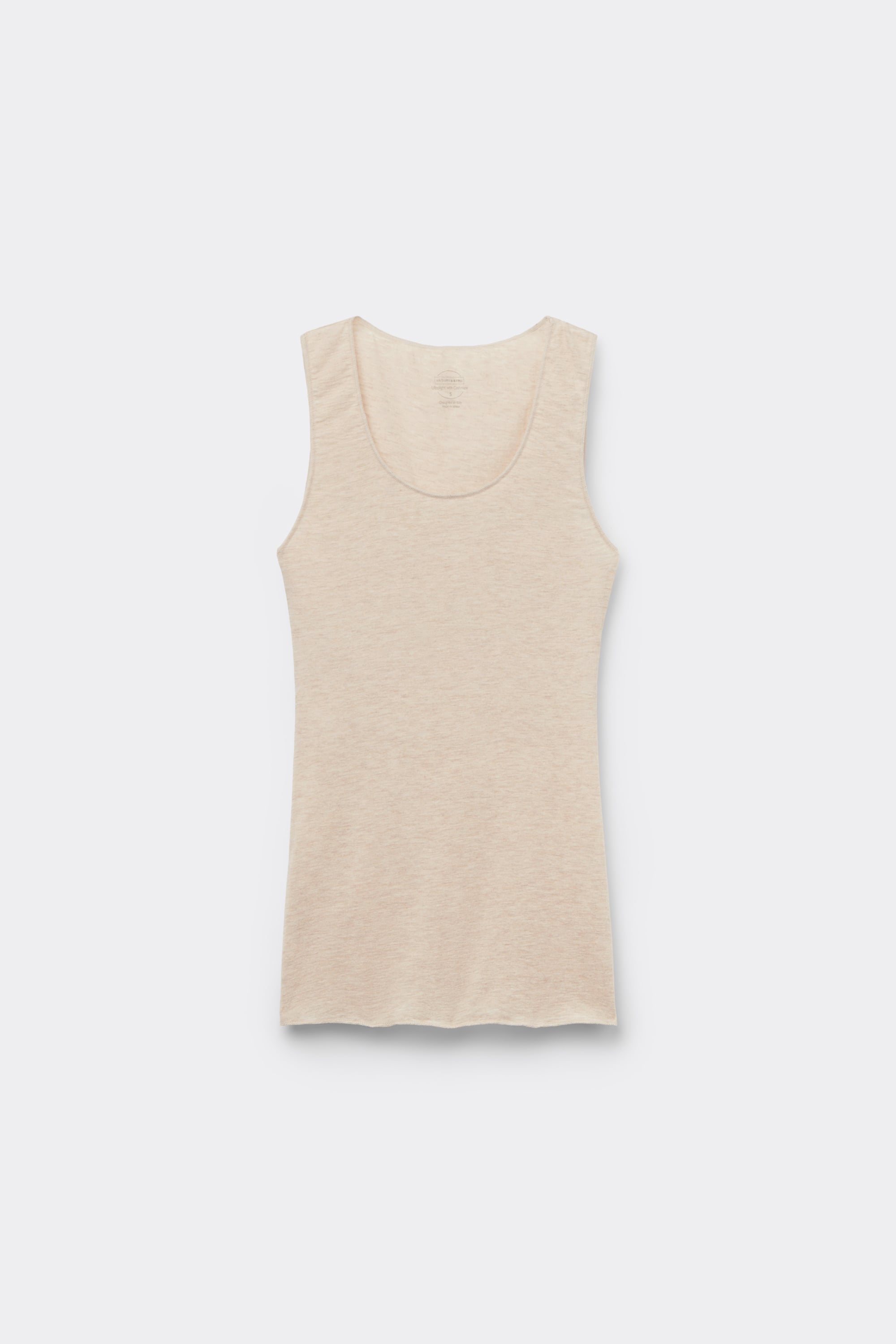 Alternative view of Wide Strap Ultralight with Cashmere Tank Top