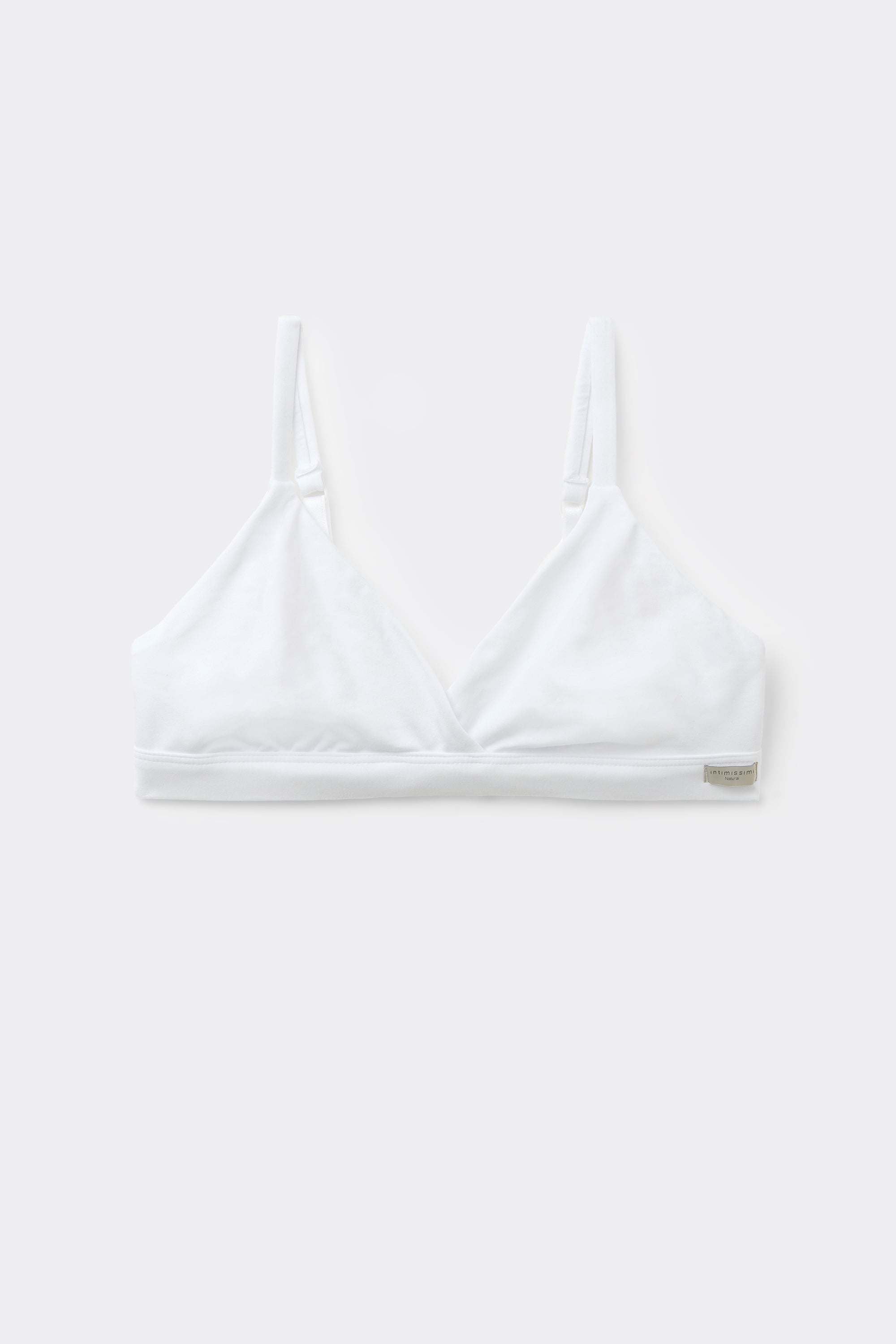 Emma Triangle Bra in Natural Cotton