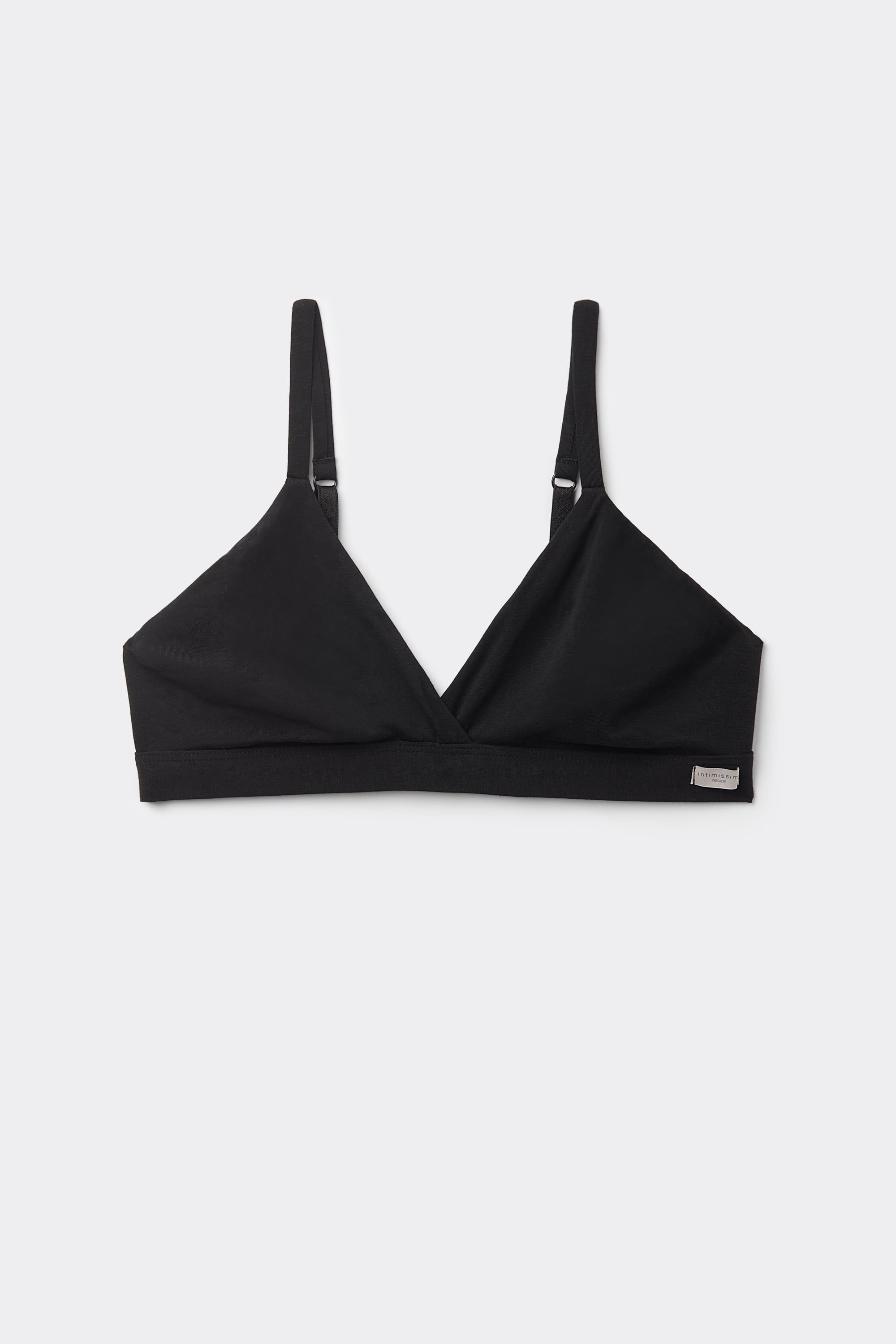 Alternative view of Emma Triangle Bra in Natural Cotton