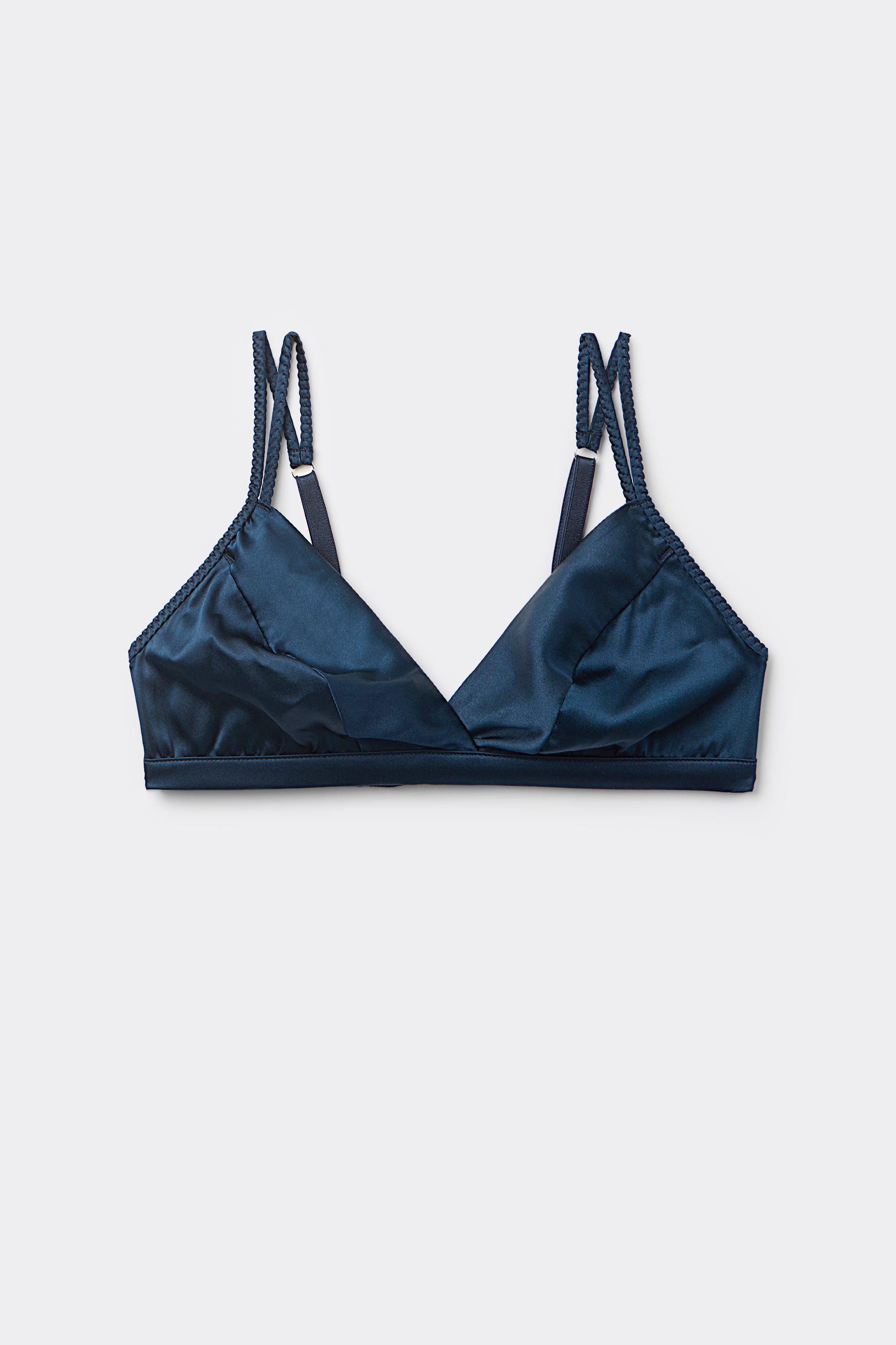 Alternative view of Emma Refined Everyday Bralette Triangle Bra in Silk