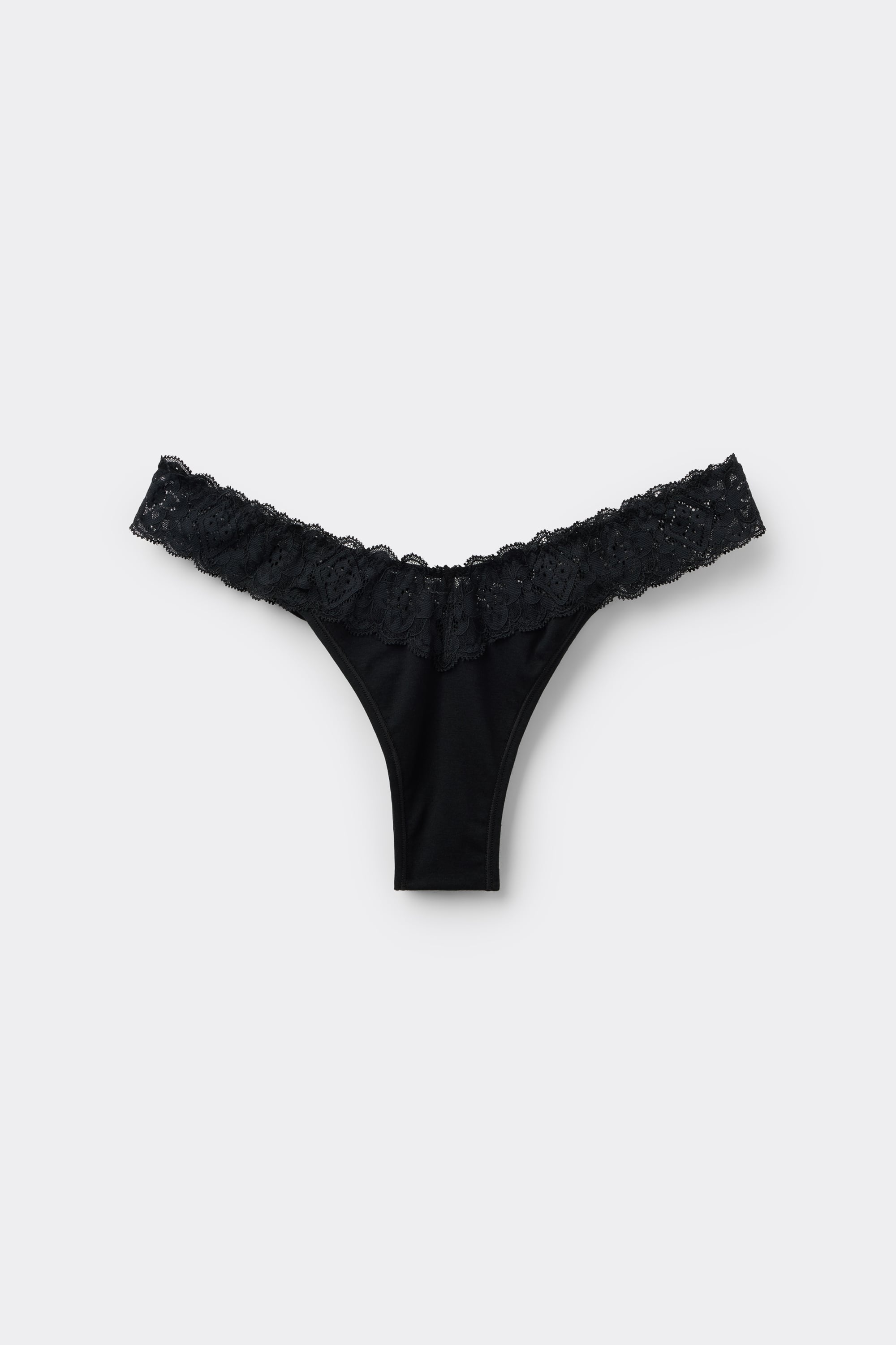 Alternative view of Lace and Cotton ‘80s Style Brazilian