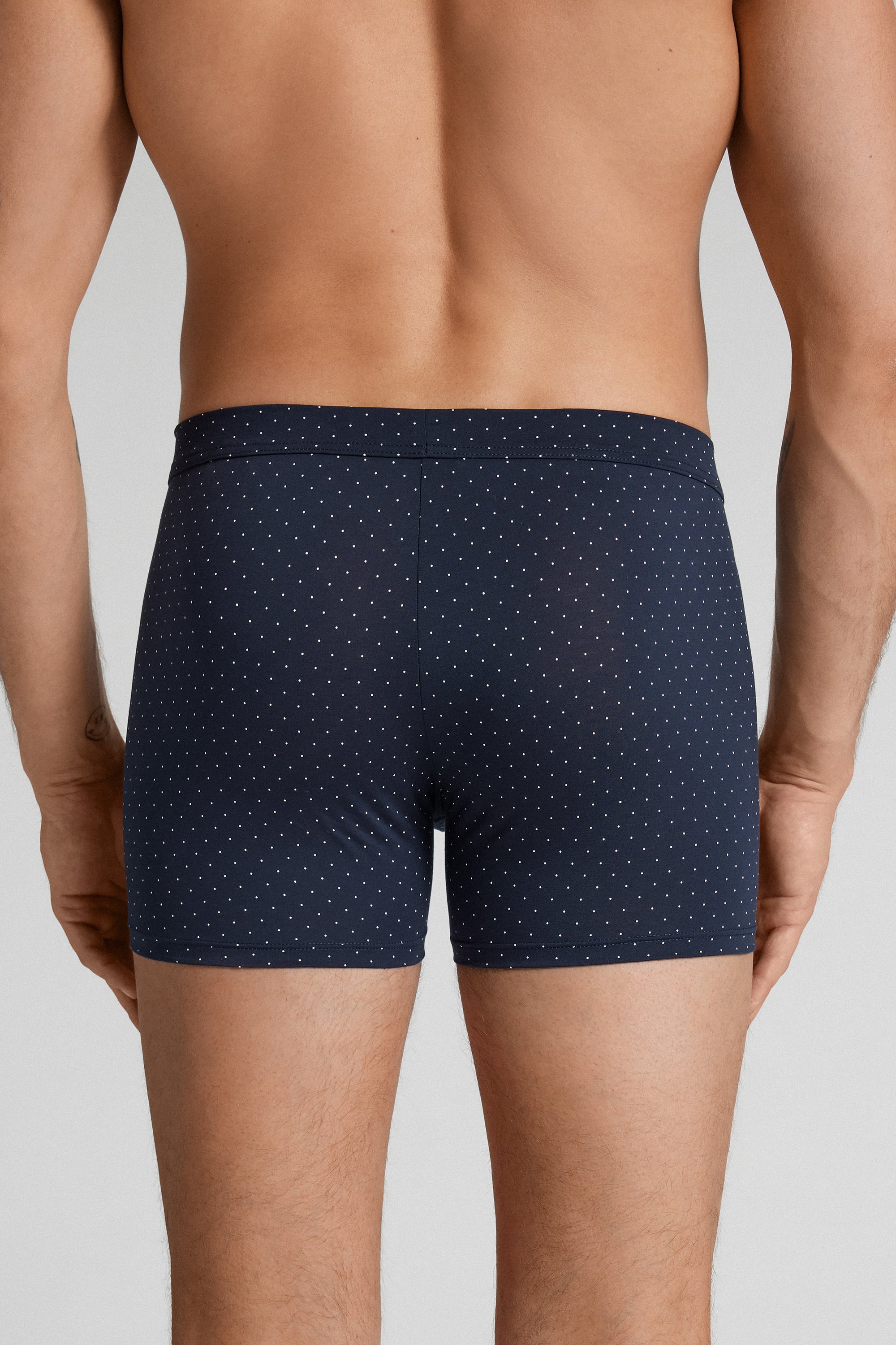 Alternative view of Mercerized Cotton Boxers with Polka Dot Print filo Premium